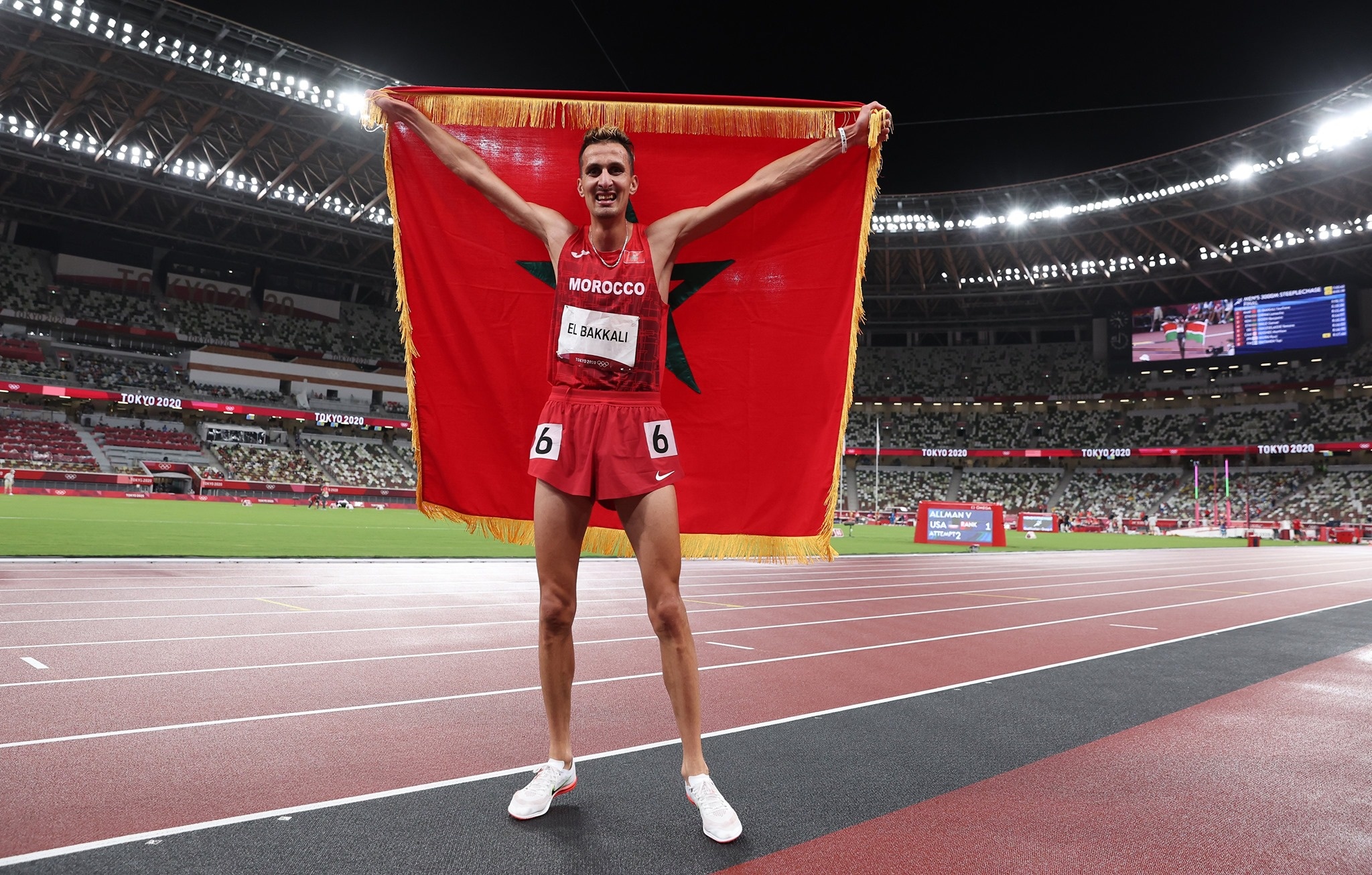 Soufiane El Bakkali, Tokyo 2020, Gold, 3000m steeplechase, 2050x1310 HD Desktop