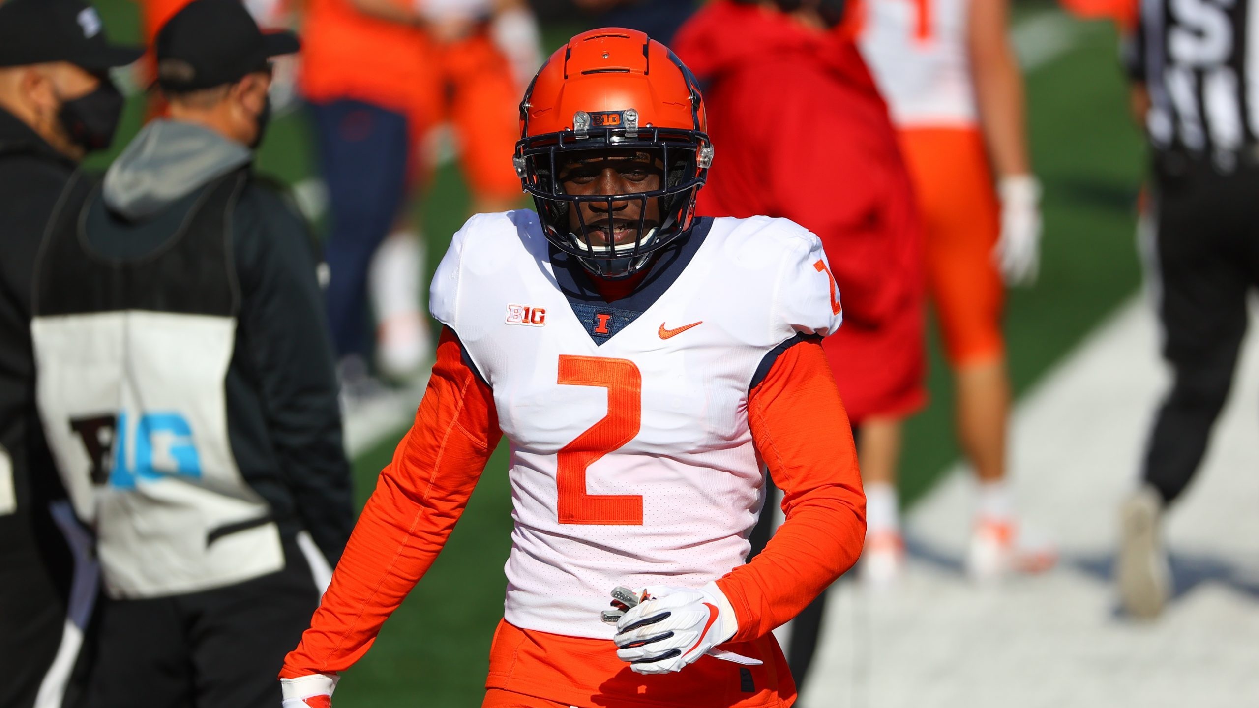 Derrick Smith, Illinois Fighting Illini Football Wallpaper, 2560x1440 HD Desktop