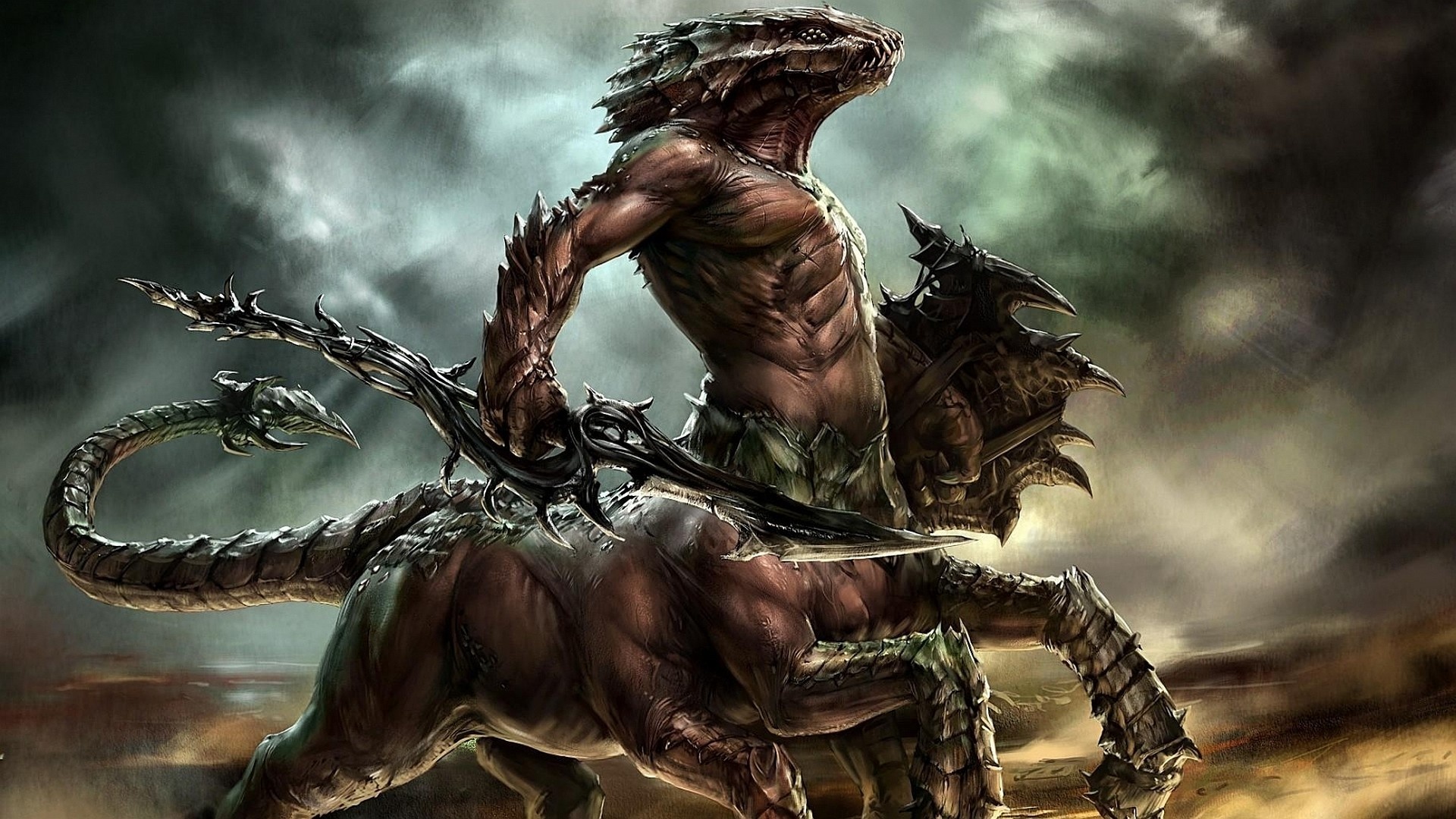 Centaur art, Free desktop backgrounds, Mythical creatures, Artistic expressions, 1920x1080 Full HD Desktop
