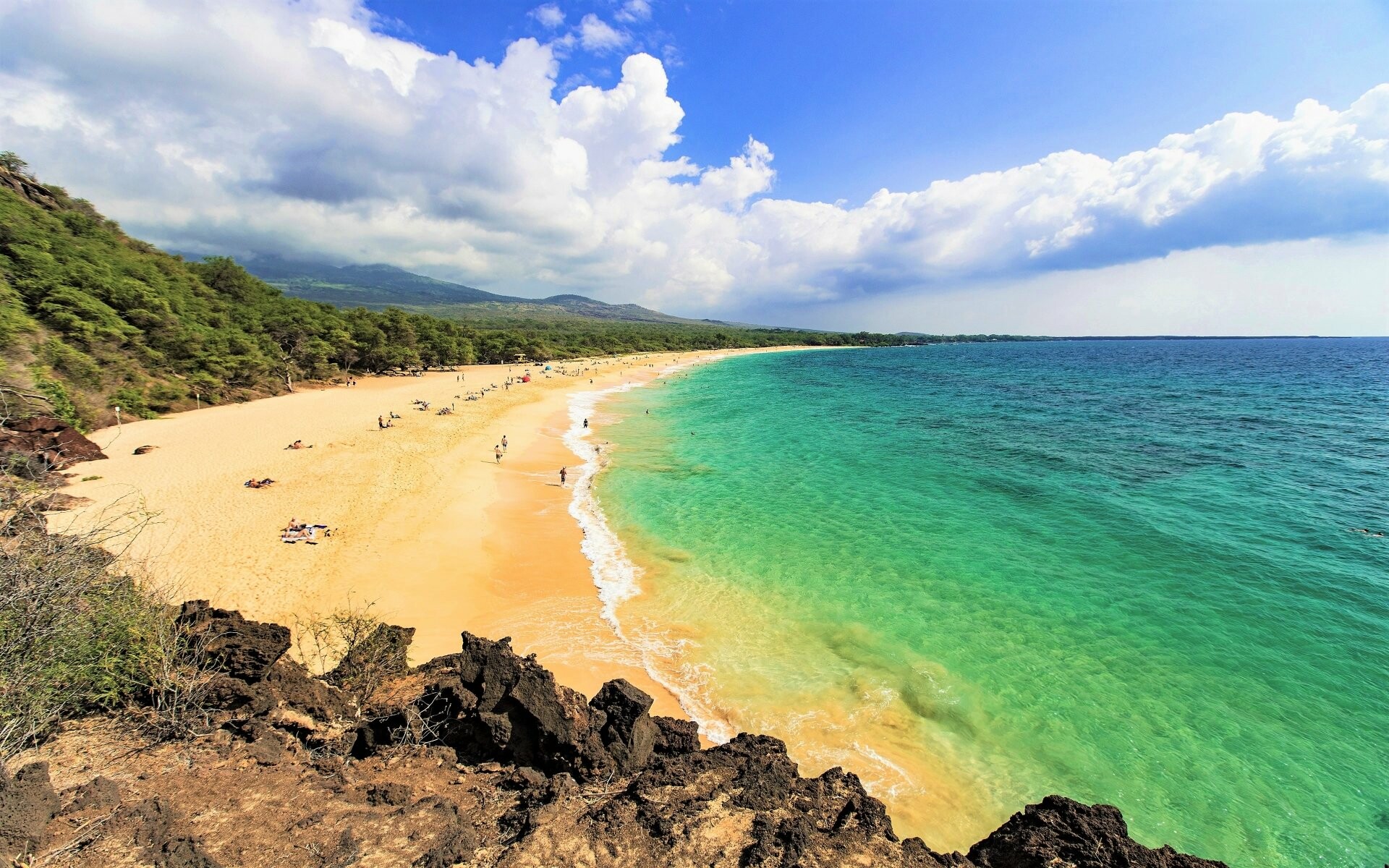 Makena Beach, Maui (Hawaii) Wallpaper, 1920x1200 HD Desktop