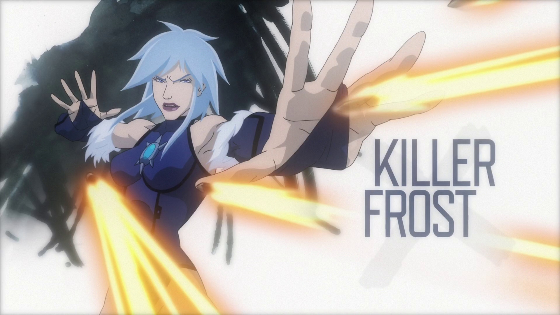 Killer Frost Comics, Skirtzzz's artwork, Assault on Arkham tribute, DC Comics' chilling beauty, 1930x1080 HD Desktop