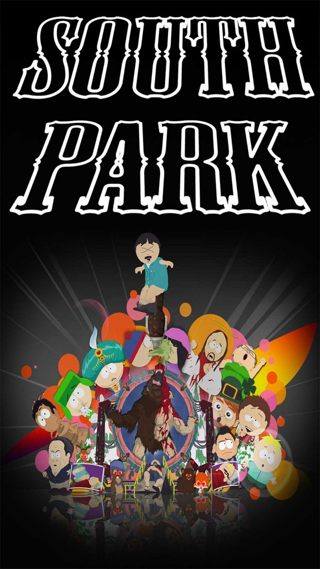 South Park poster, Wallpaper Sun, Animation, 1080x1920 Full HD Phone