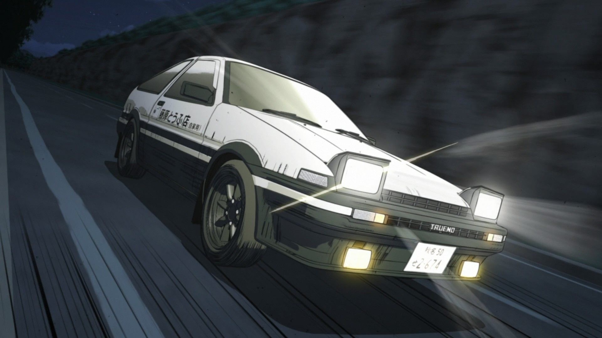 Initial D Anime, Initial D wallpapers, Speed demon art, Atmospheric backgrounds, 1920x1080 Full HD Desktop