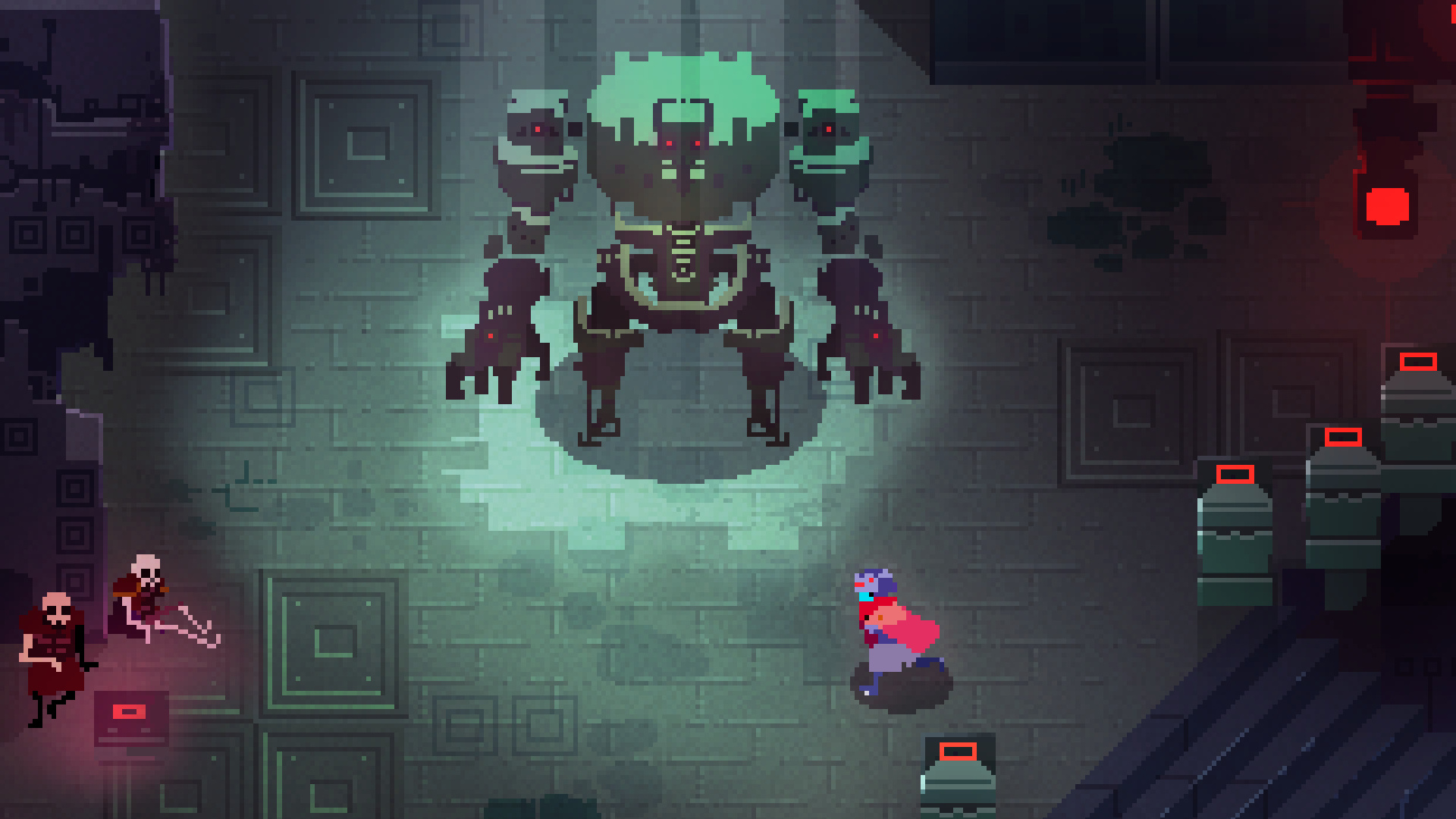 Hyper Light Drifter, Indie action RPG, Pixel art games, Pixelated art design, 1920x1080 Full HD Desktop