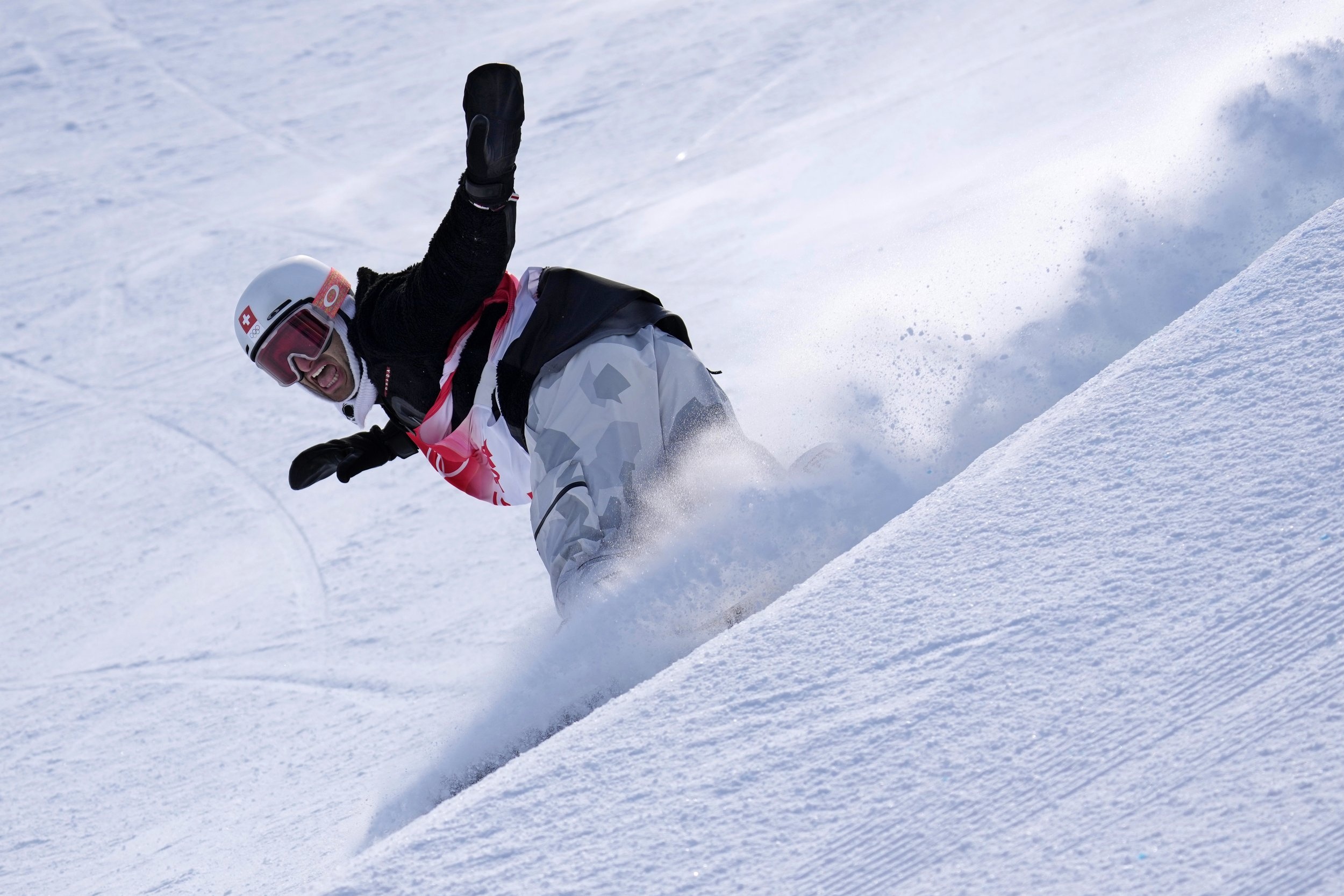 Patrick Burgener, Winter Olympics, Stars stand out, AP photos, 2500x1670 HD Desktop