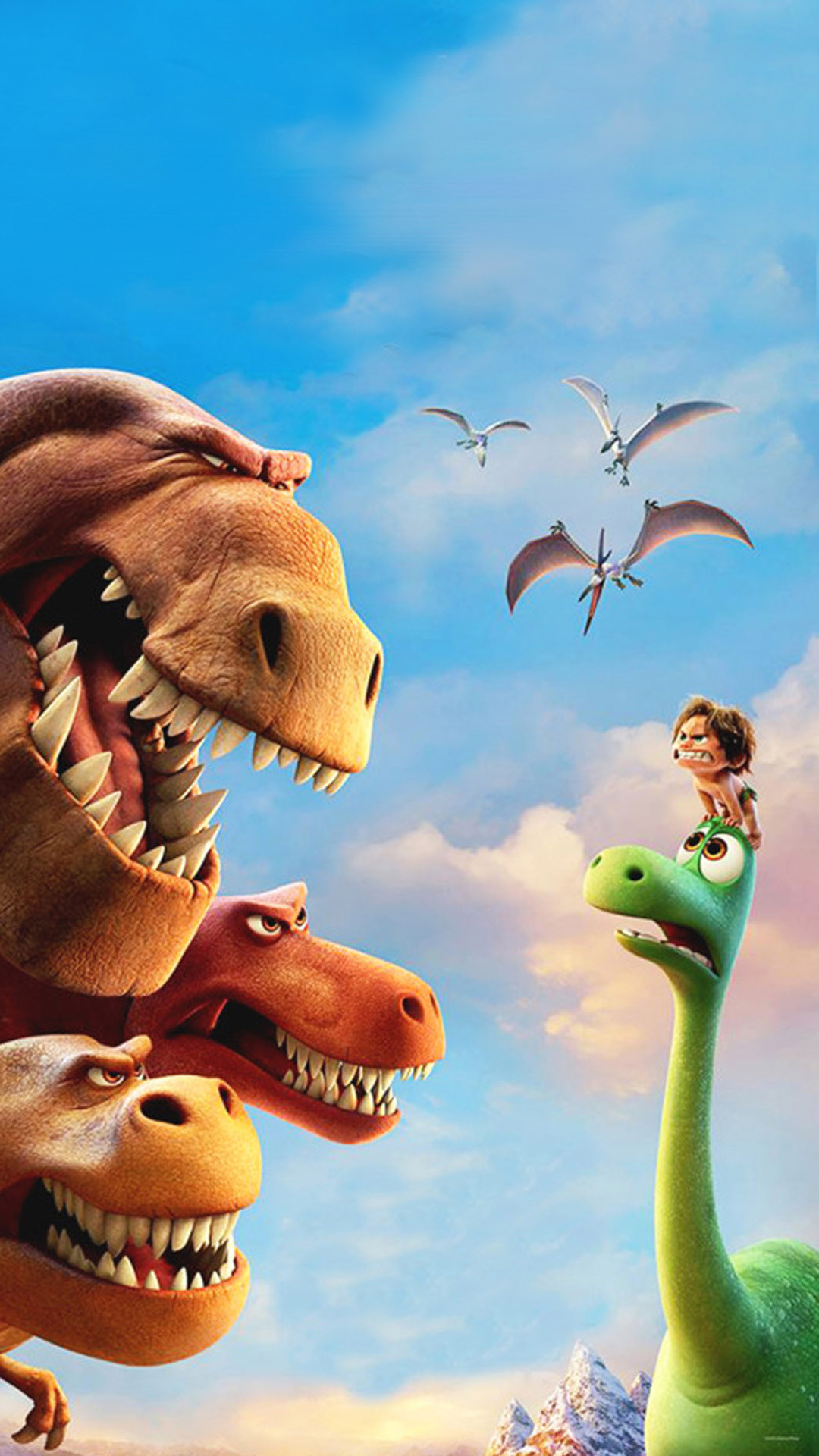 Good Dinosaur, Downloadable wallpaper, iOS & Android, 1080x1920 Full HD Phone