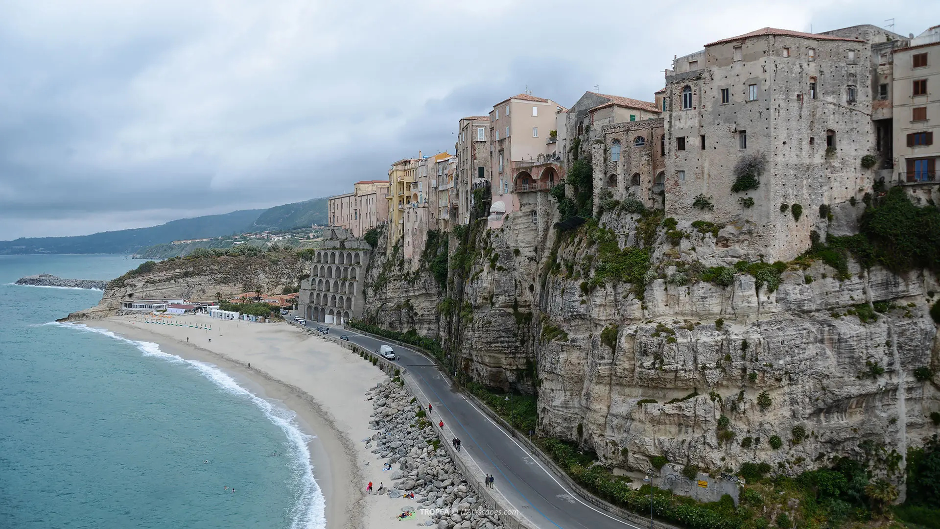 Travel to Tropea, Seaside town, Wonderful destination, Calabria, 1920x1080 Full HD Desktop