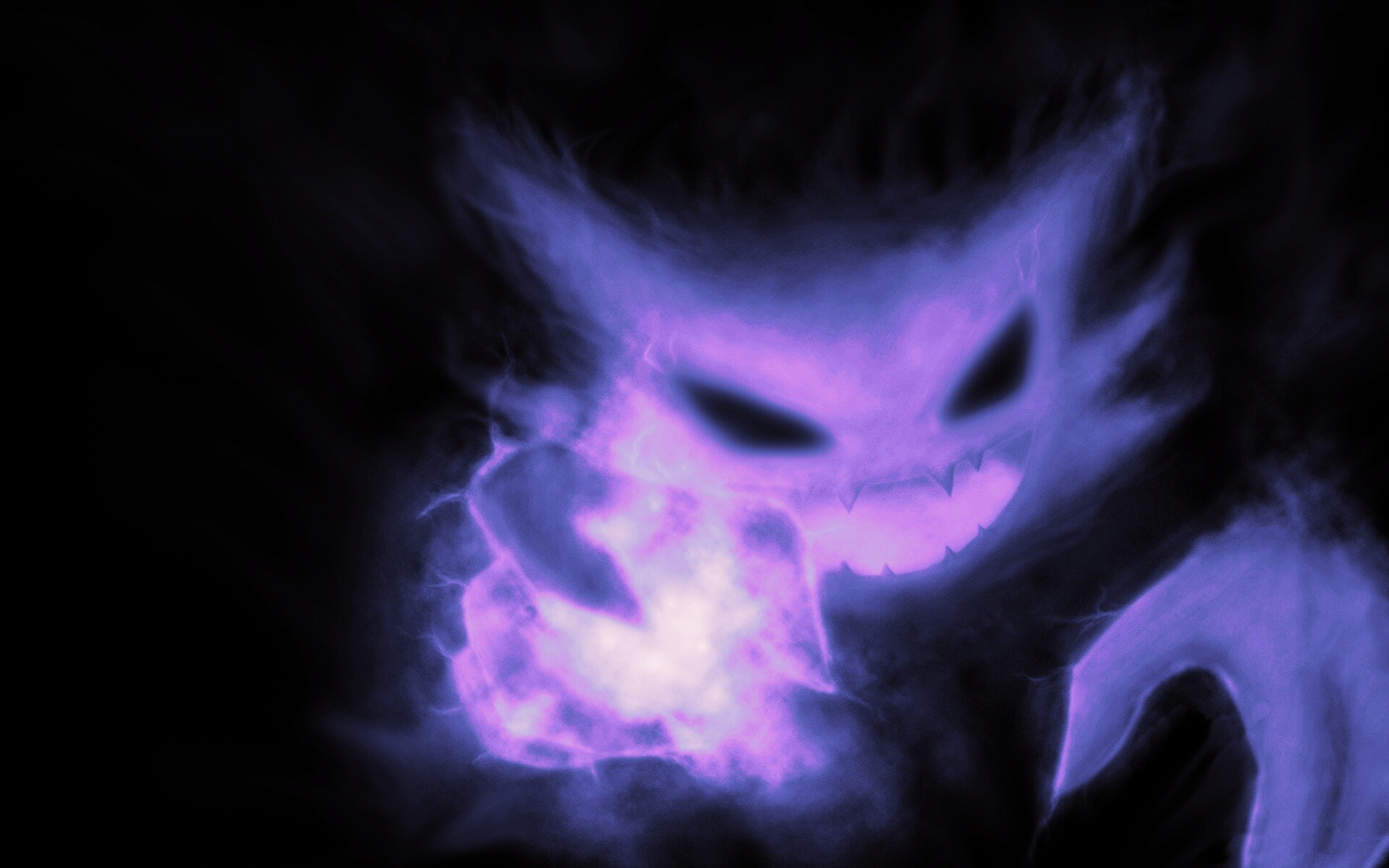 Pokemon Haunter, Free wallpaper, Ghost type, Purple theme, 1920x1200 HD Desktop