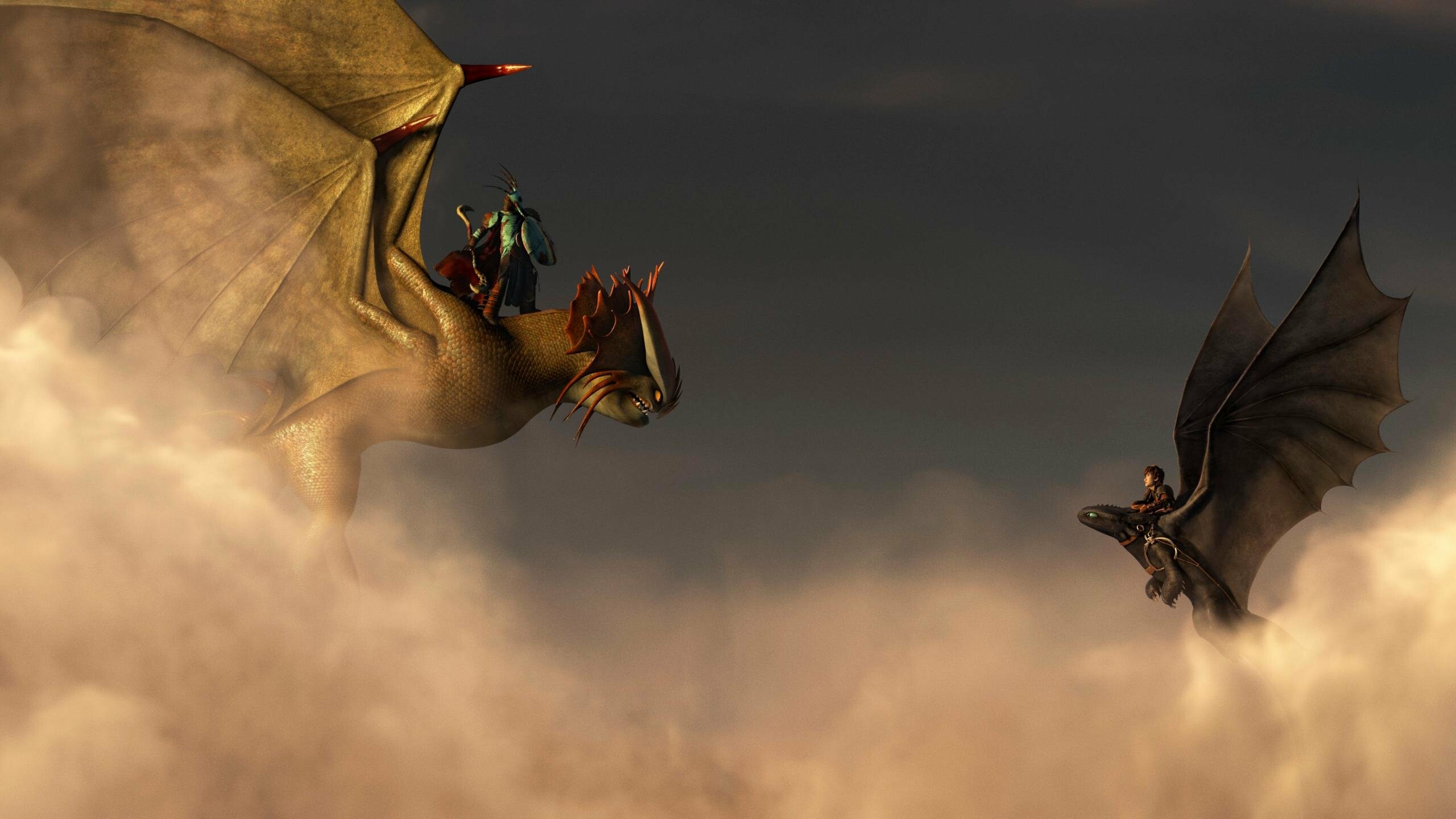 Toothless Dragon, Desktop Backgrounds, Fantasy Creature, Epic Animation, 2560x1440 HD Desktop