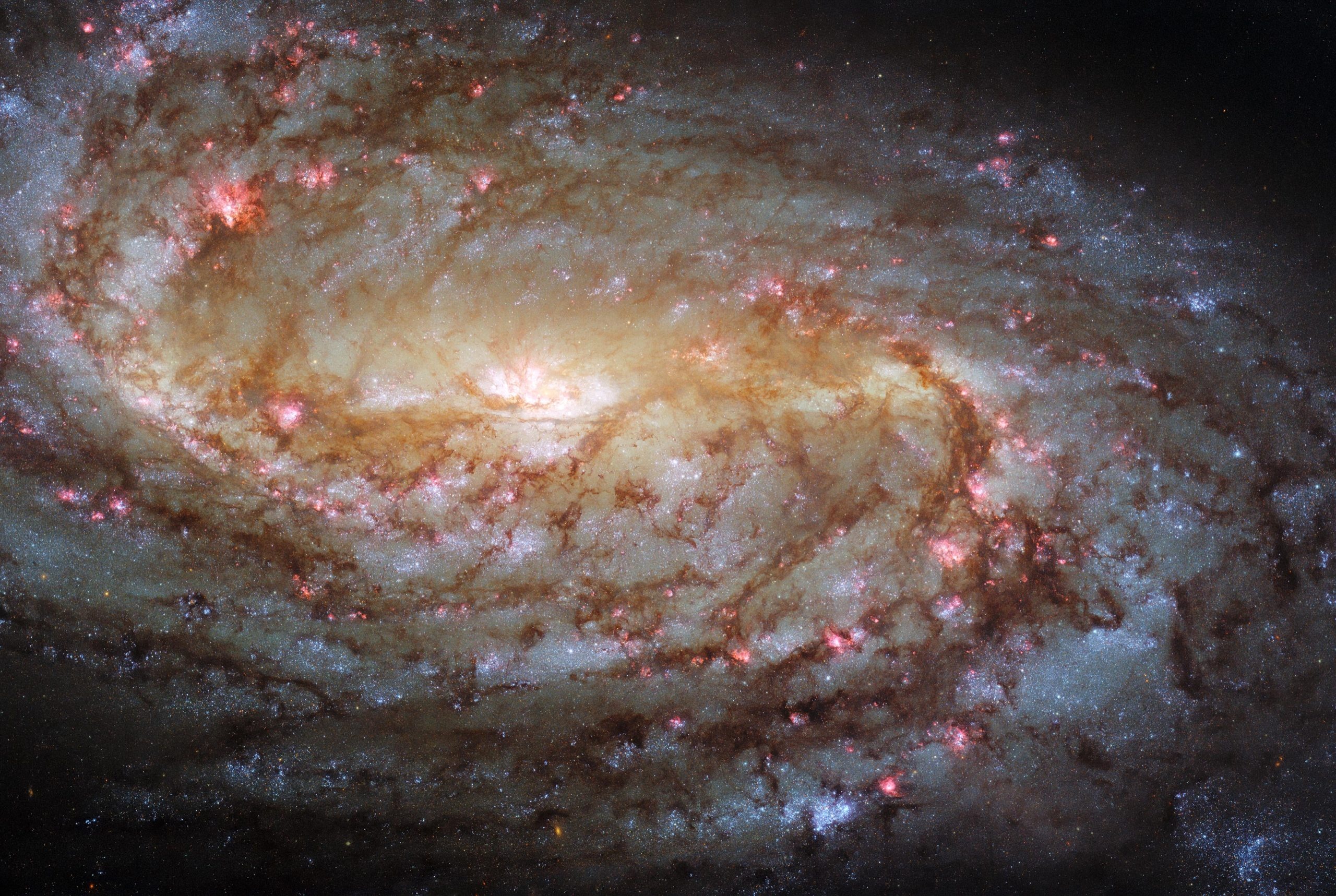 NGC 2903, Hubble Wallpaper, 2560x1720 HD Desktop