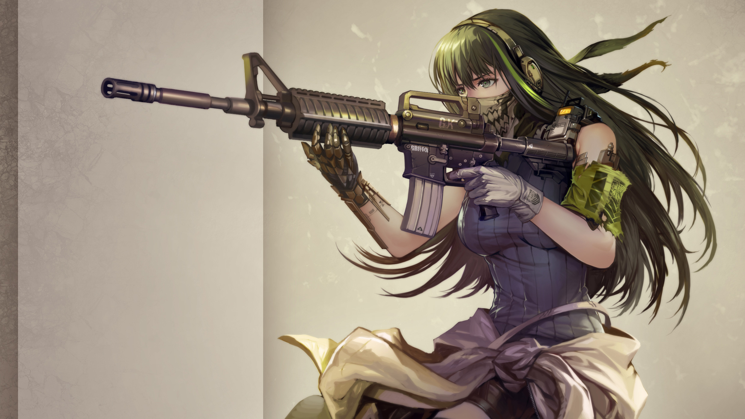 Girls' Frontline anime, 1400x900, HD wallpapers, 2480x1400 HD Desktop