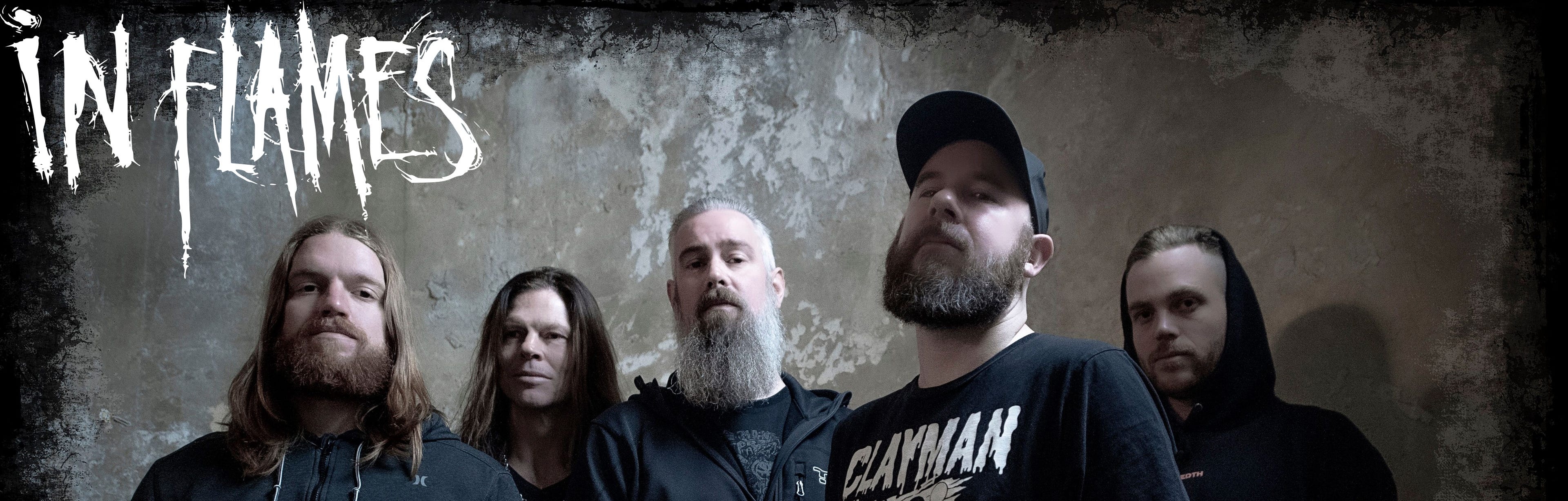 In Flames band, Records and merch, Nuclear Blast, Metal music, 3840x1230 Dual Screen Desktop