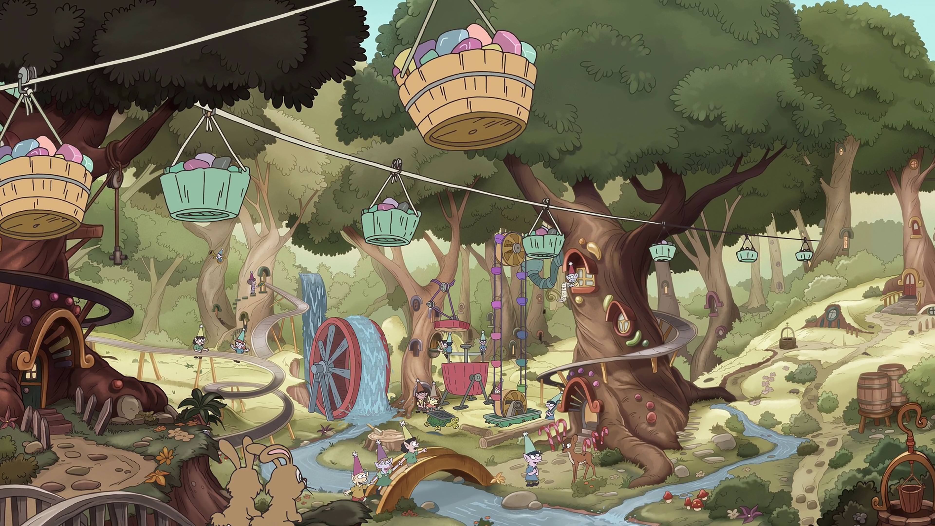 Disenchantment, 4K Netflix screenshots, Landscapes, RDisenchantment, 3840x2160 4K Desktop