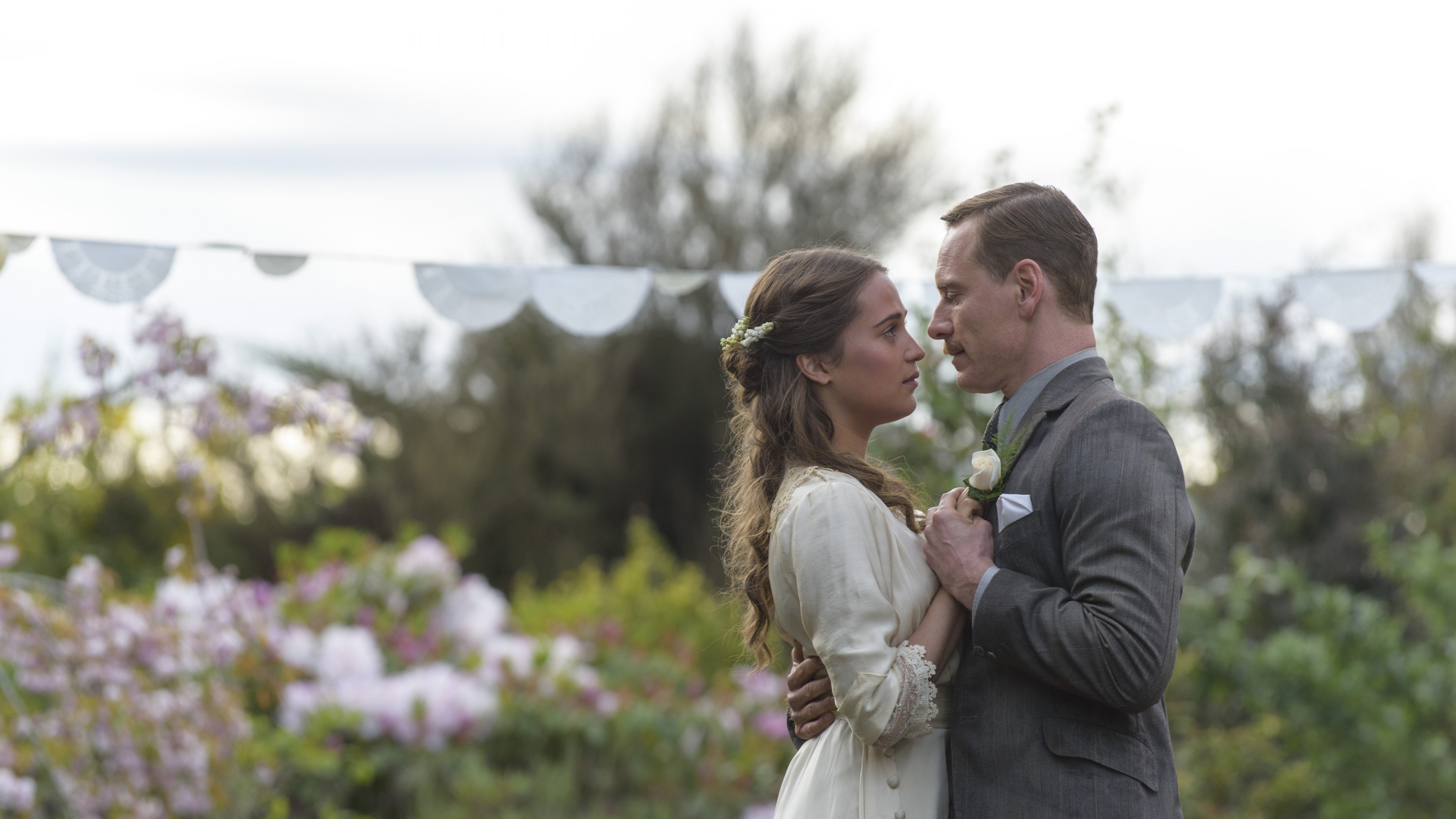 Michael Fassbender, Alicia Vikander, The Light Between Oceans, Movies, 3840x2160 4K Desktop