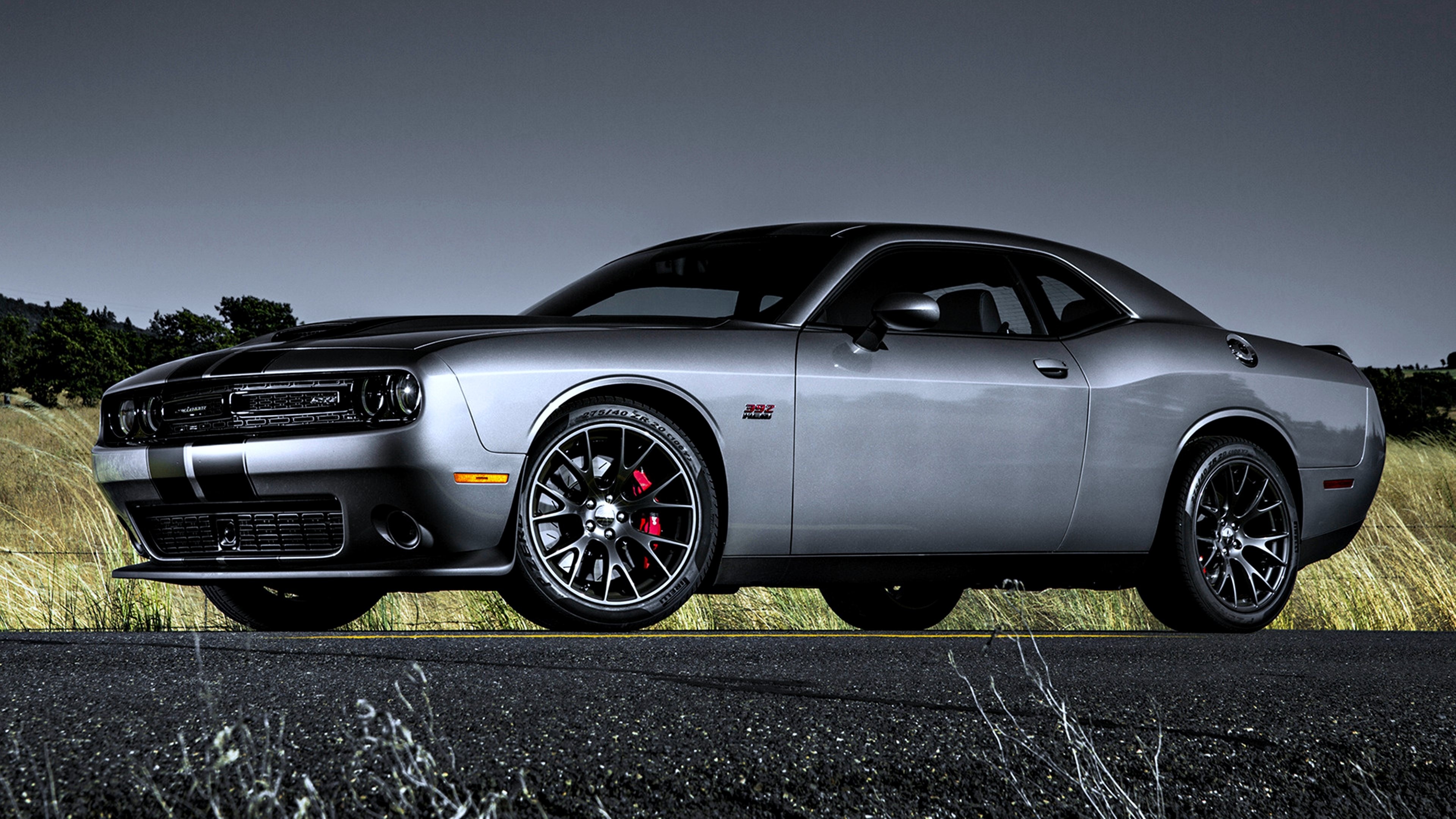 Dodge Challenger, SRT 392 gray, Cars wallpaper, Auto expert, 3840x2160 4K Desktop