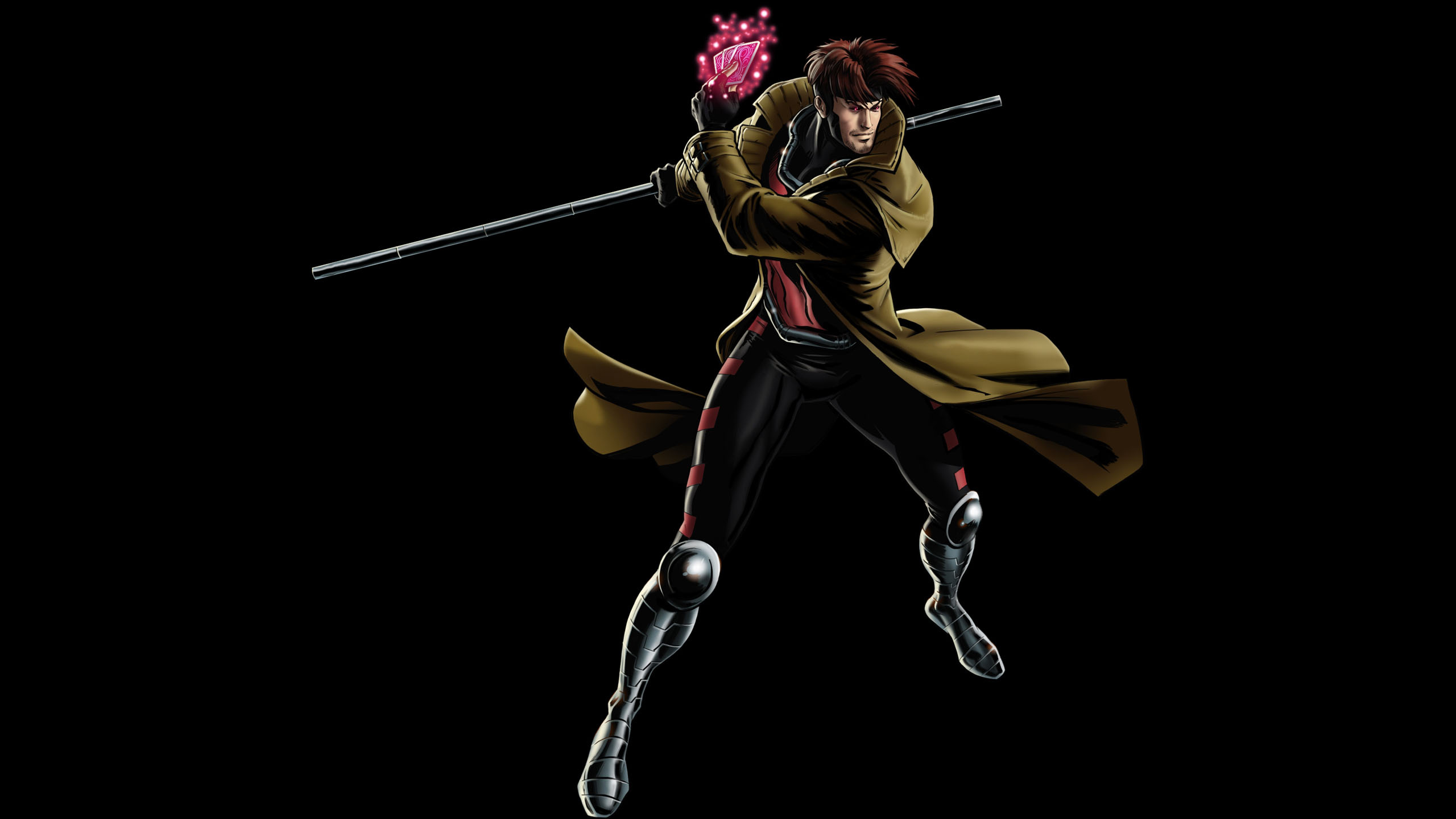 Gambit, Marvel Comics, X-Men member, Kinetic energy, 2560x1440 HD Desktop