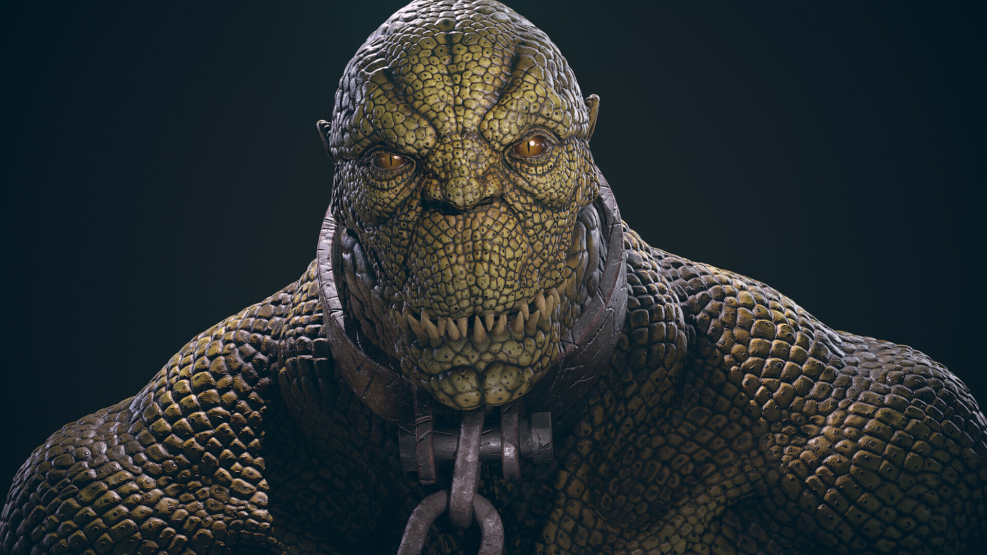 Killer Croc, Carlos Garcia, King, Sewers, 1920x1080 Full HD Desktop