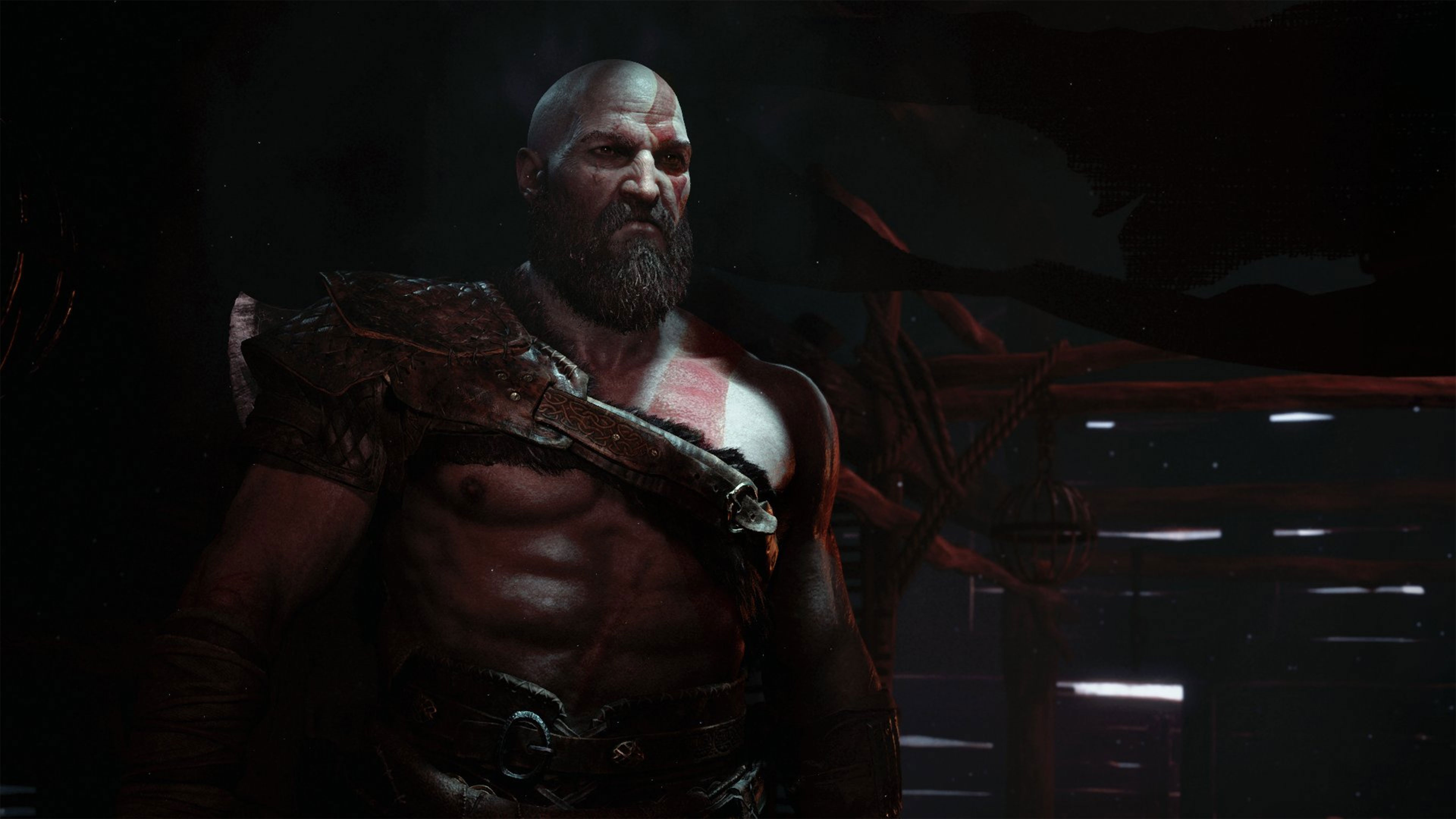 God of War PS4, Epic gaming moments, Stunning visuals, PlayStation masterpiece, 3840x2160 4K Desktop