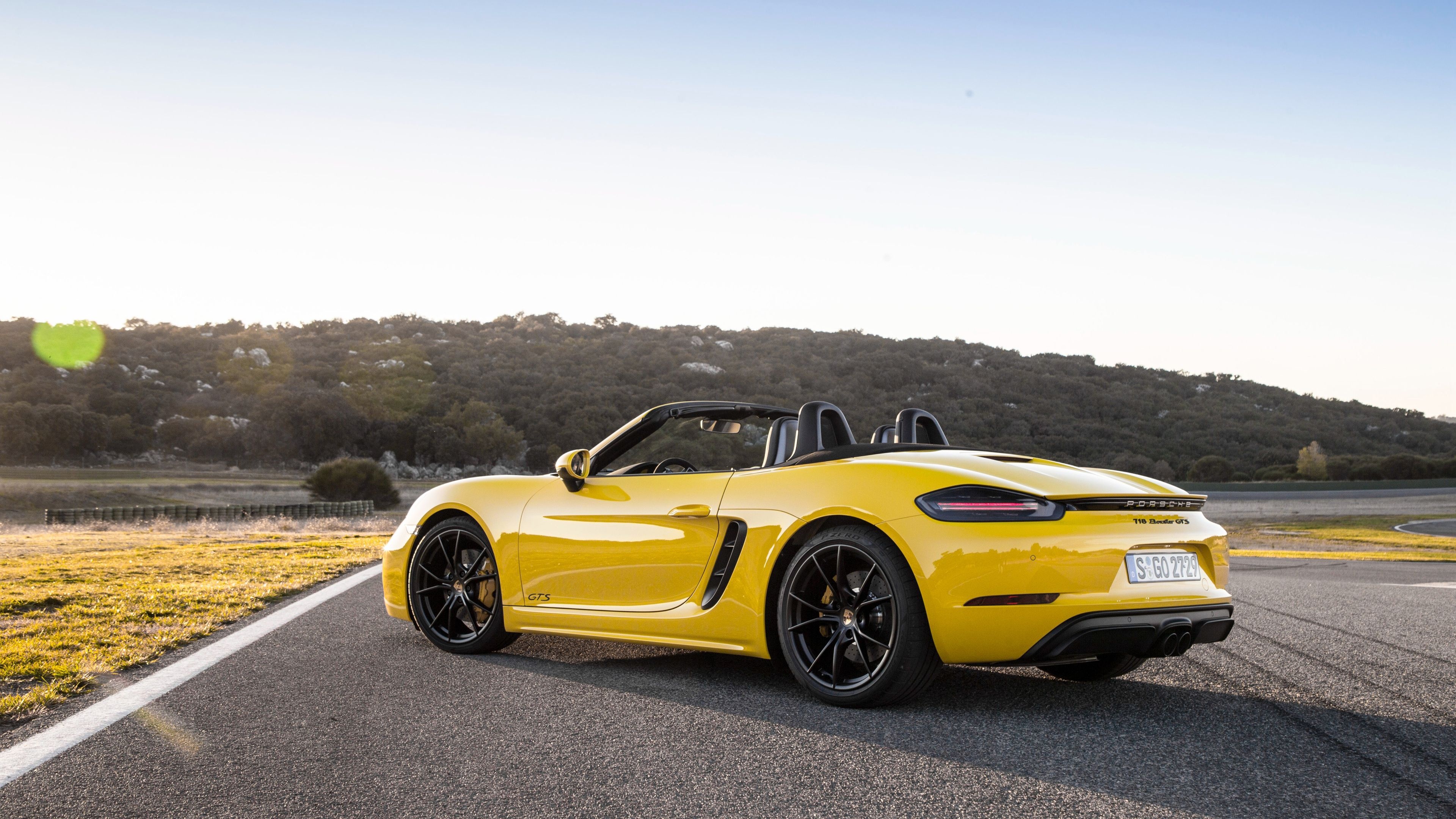 Porsche 718, Boxster GTS 4k, Porsche wallpapers, Sports car, 3840x2160 4K Desktop