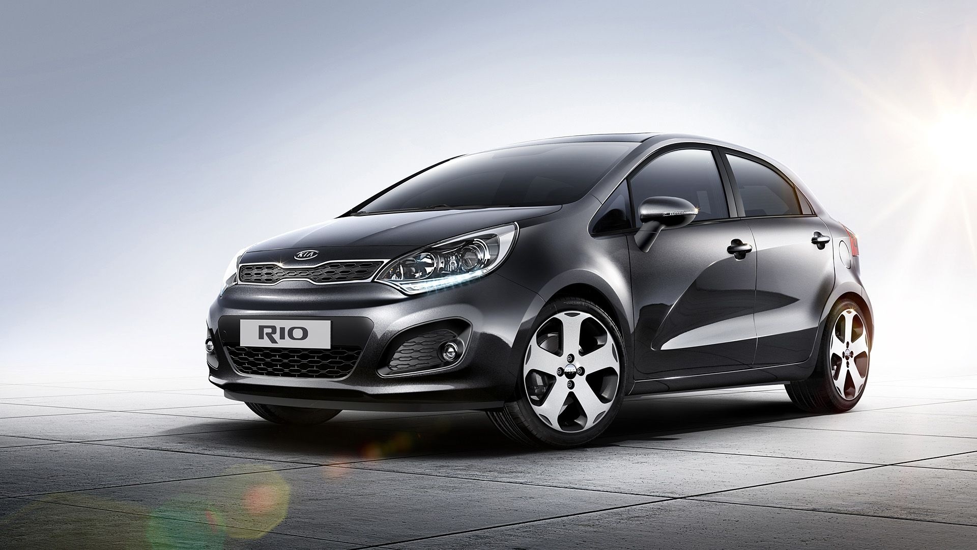 Kia Rio: Top Choice, Sleek Design, 1920x1080 Full HD Desktop