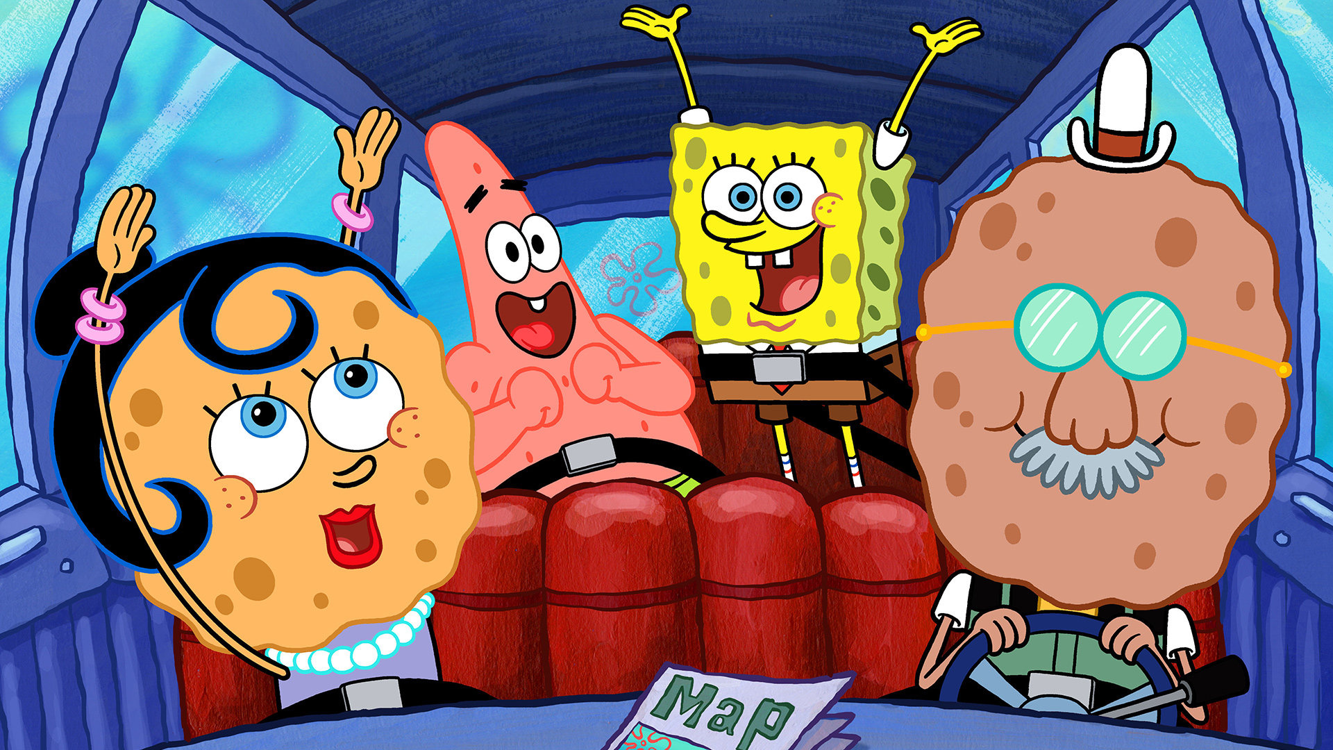 High-resolution SpongeBob SquarePants wallpaper, Full HD quality, 1920x1080 Full HD Desktop