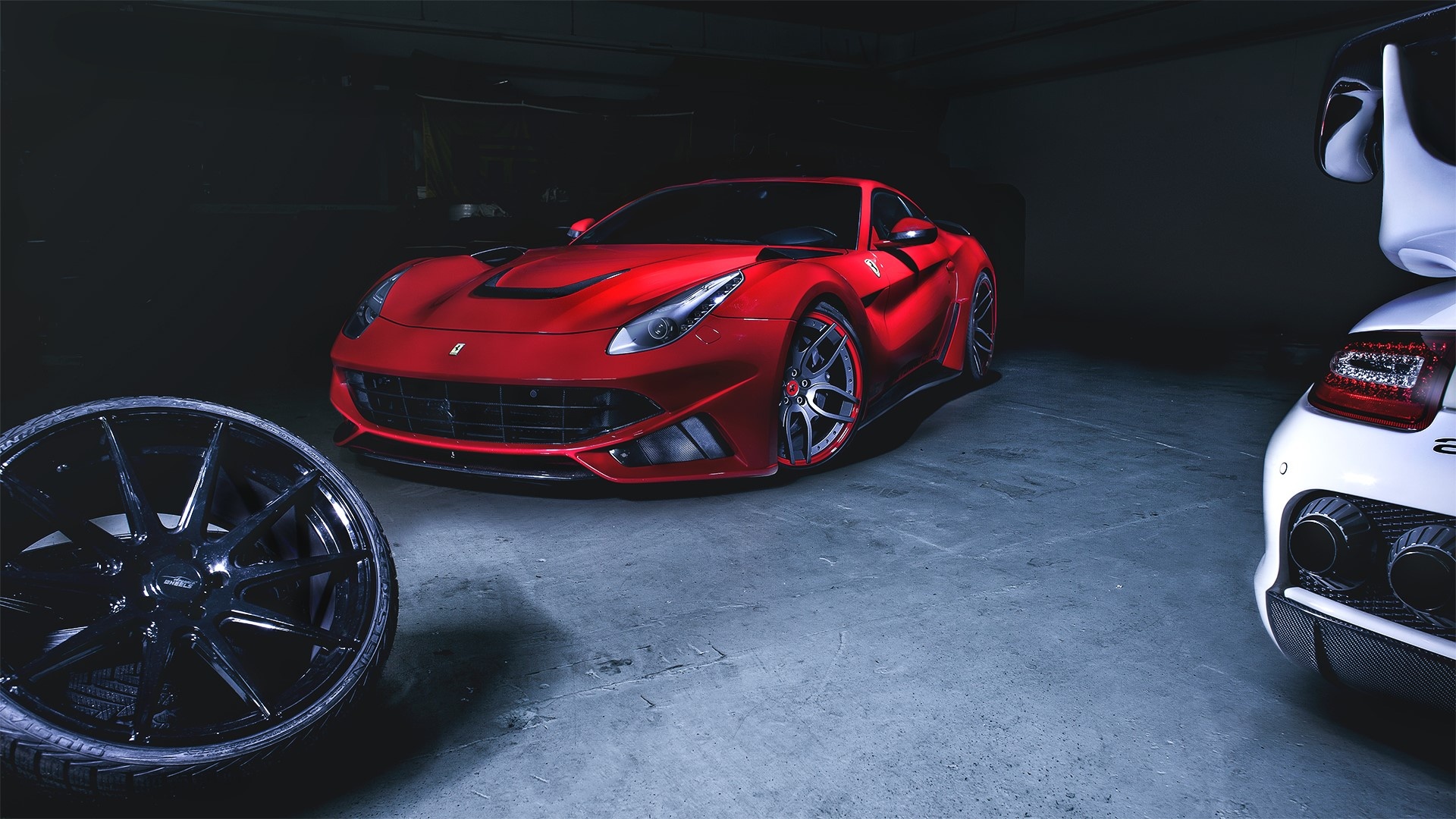 Novitec Rosso N-Largo, Porsche 911 GT2, aftermarket alloy wheel, Full HD Desktop wallpaper