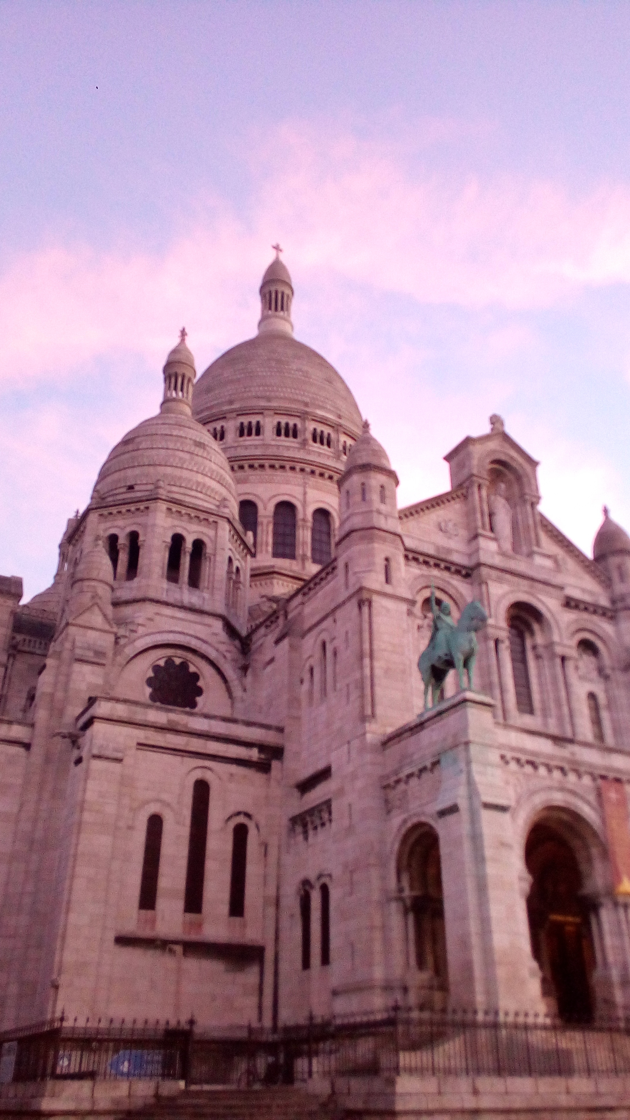 Sacred Heart Basilica, Paris Travels, Unique capital, Small capital, 2160x3840 4K Phone