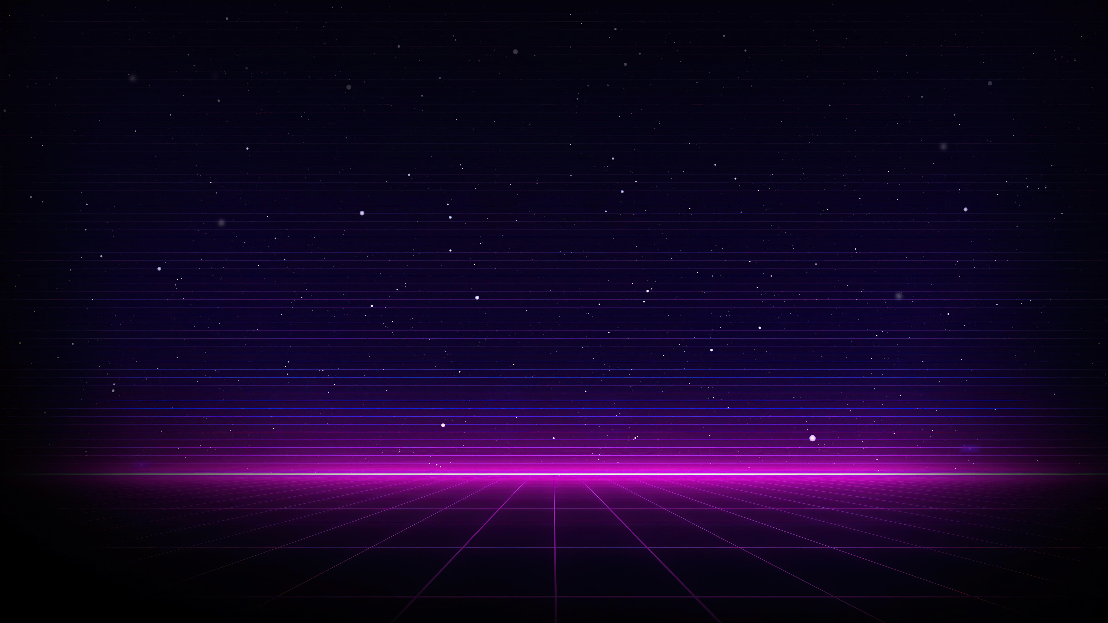 Glow in the Dark, Outrun wallpaper, Neon dark background, Purple abstract, 3840x2160 4K Desktop