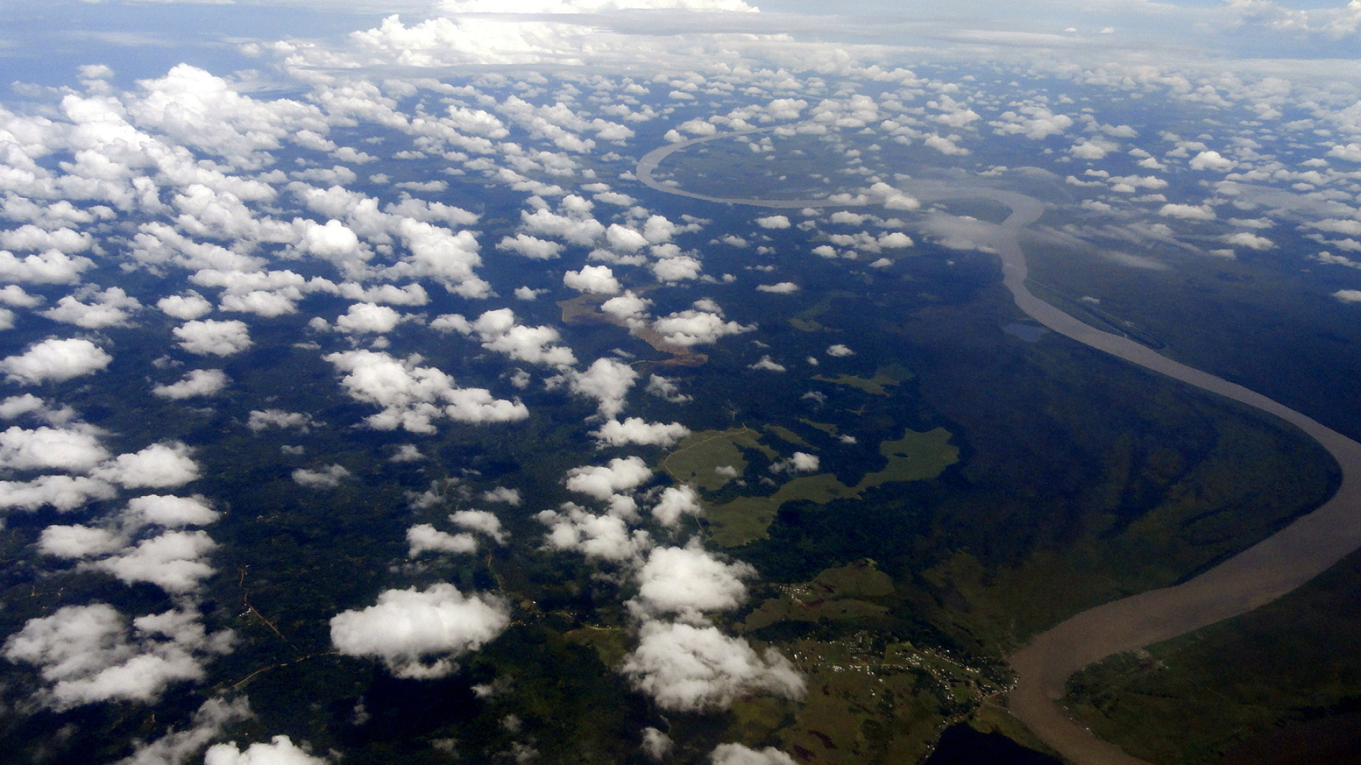 Sepik River, Northern coast, Central highlands, Air, 1920x1080 Full HD Desktop