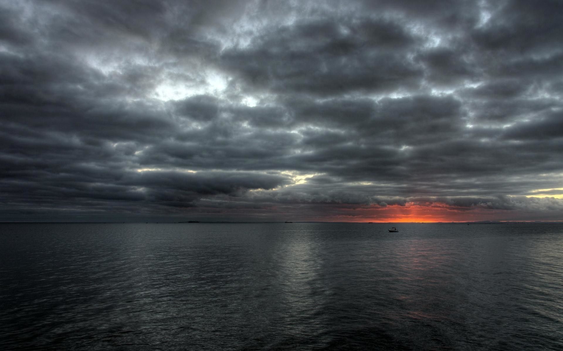 Gray Cloudy Sky, Monochromatic sky, Subtle elegance, Tranquil mood, 1920x1200 HD Desktop