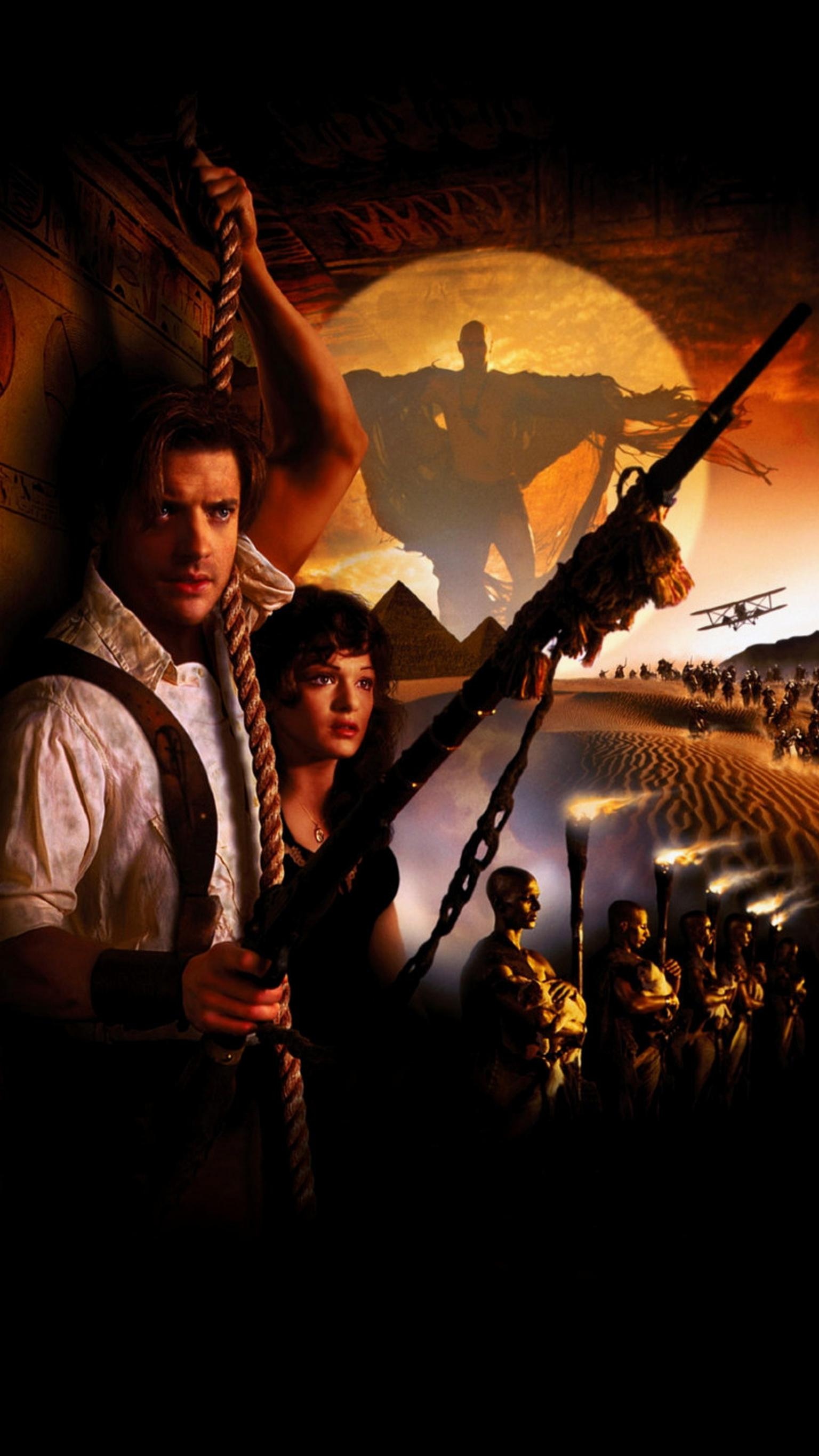 The Mummy, Desktop wallpapers, Samantha Johnson, Cinematic excellence, 1540x2740 HD Phone