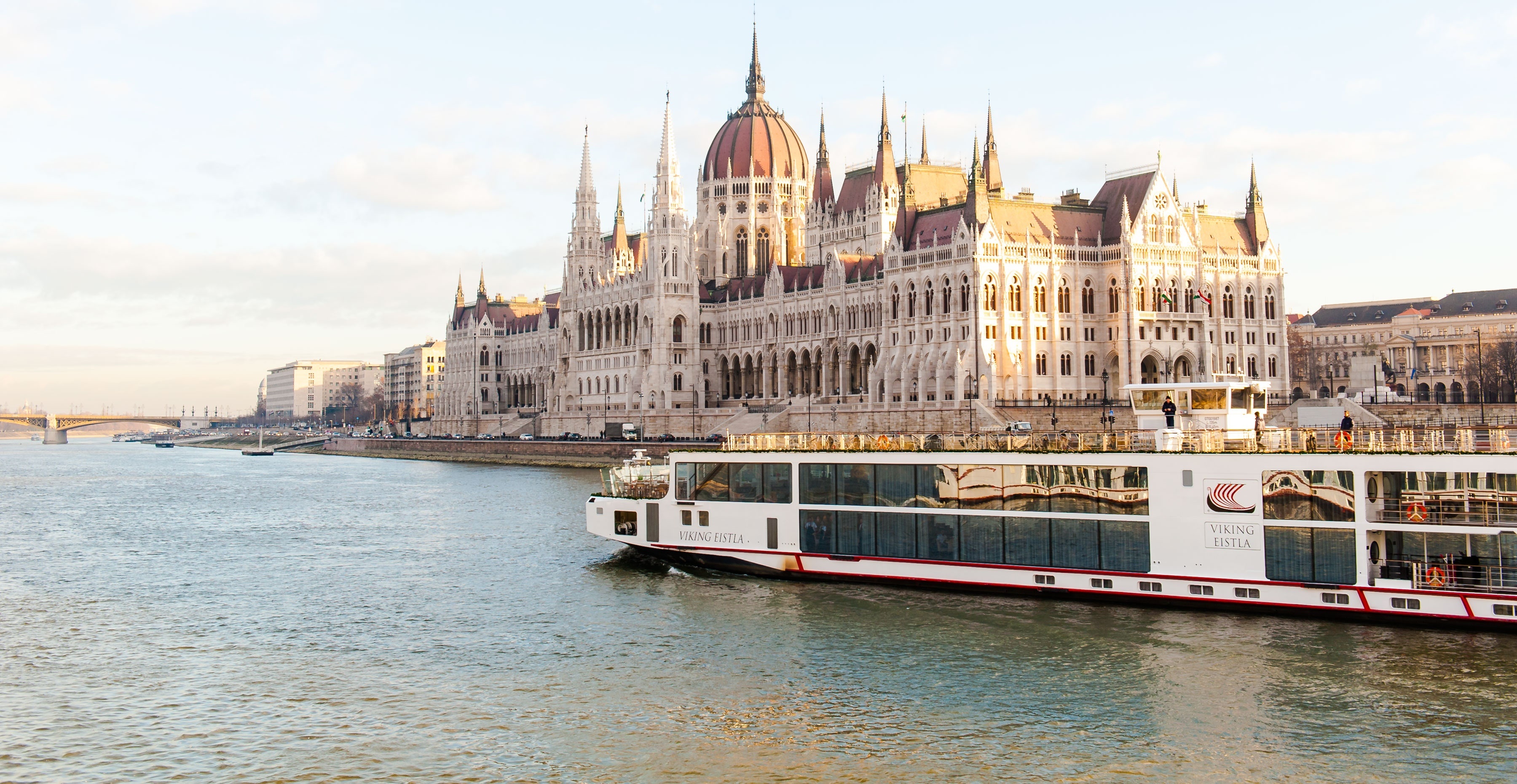 Danube River, Eat drink see, River cruise, Bon apptit, 3600x1870 HD Desktop