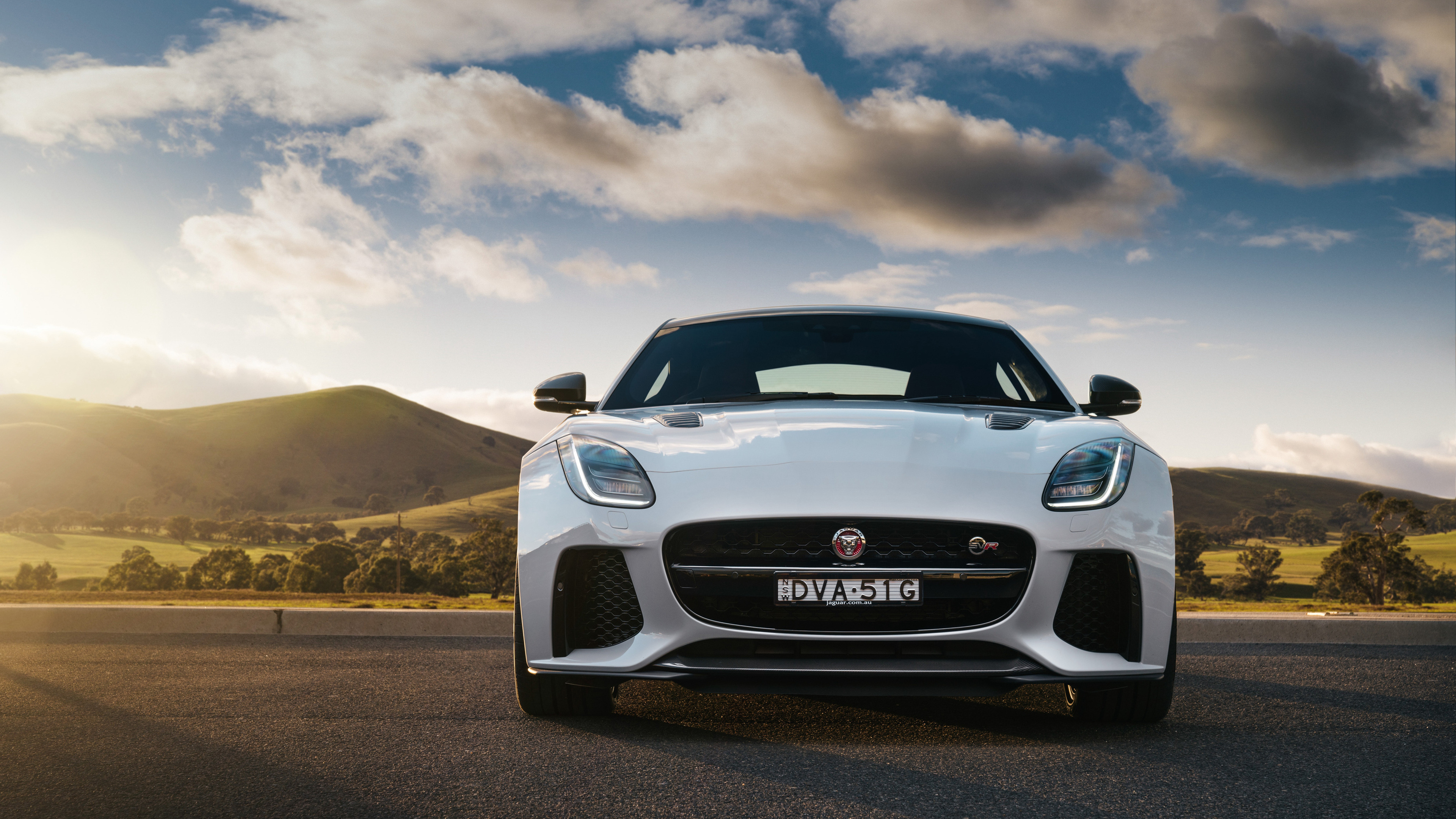 Jaguar F-TYPE SVR Coupe, 4K HD wallpapers, HD wallpapers, Luxury cars, 3840x2160 4K Desktop