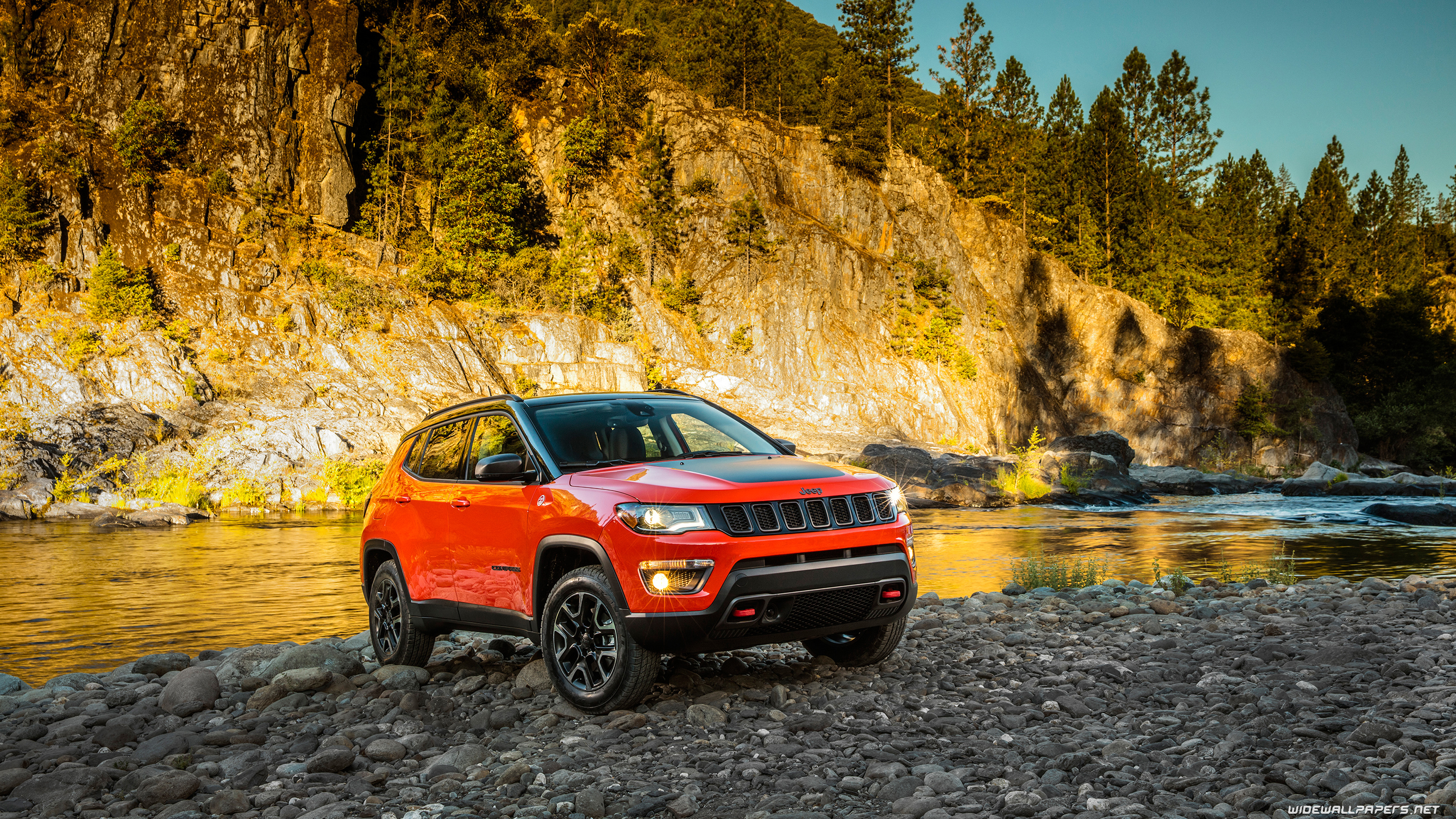 River, Jeep Compass Wallpaper, 3840x2160 4K Desktop