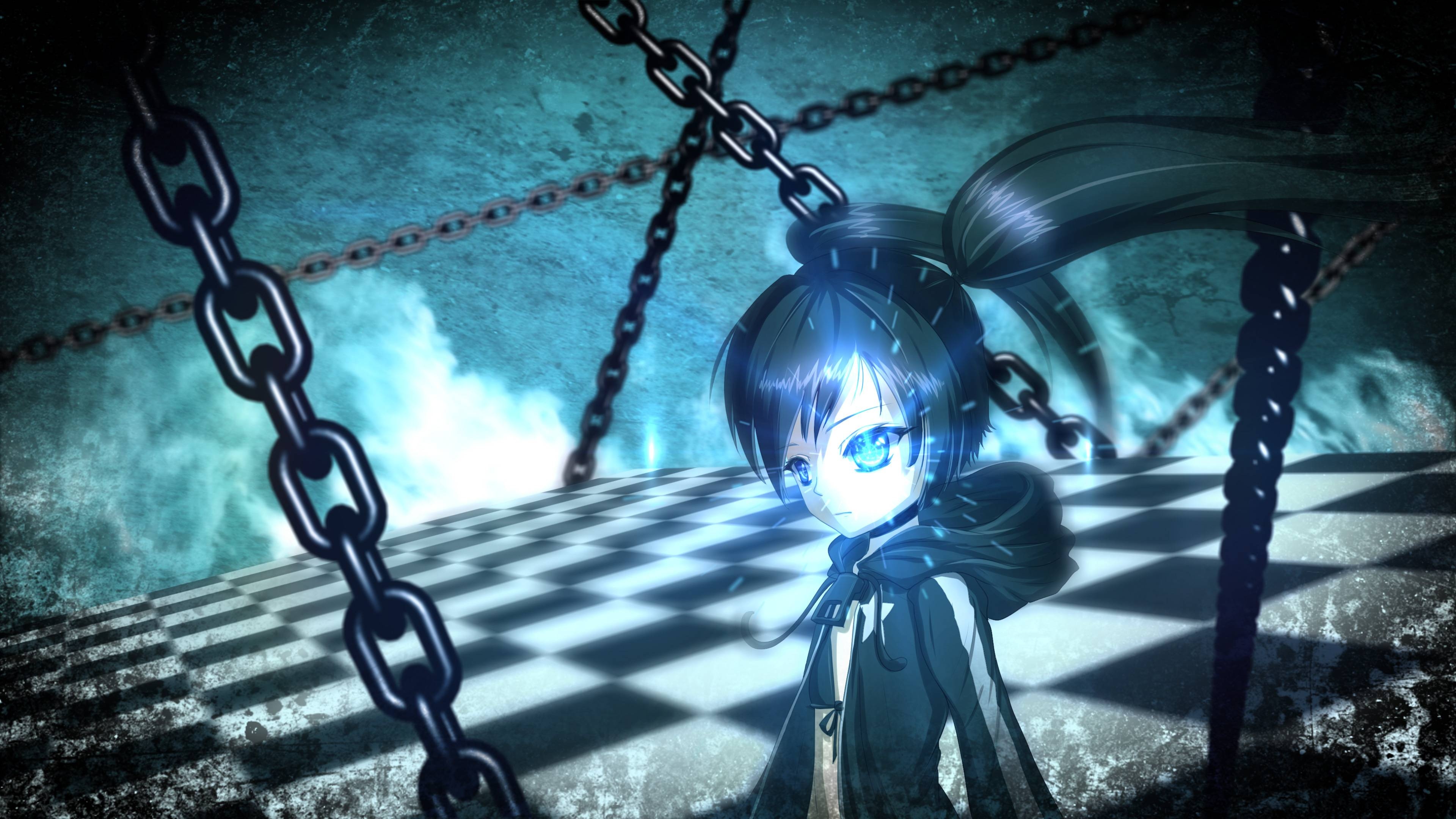 Black Rock Shooter, Papes w animewallpapers, Black rock shooter, 3840x2160 4K Desktop