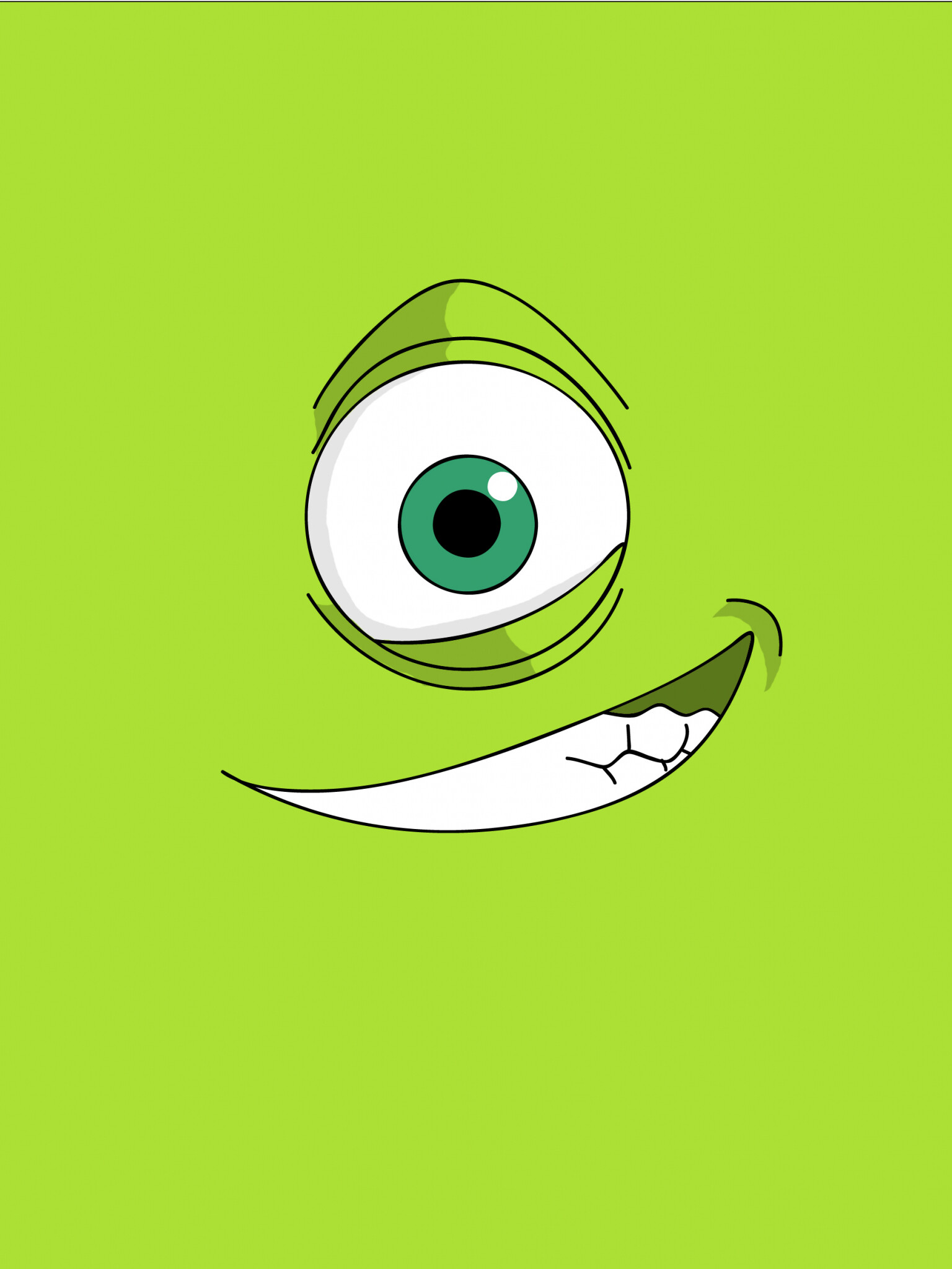 Monsters, Inc., alpha coders movie, Monsters Inc., walls, 1540x2050 HD Phone