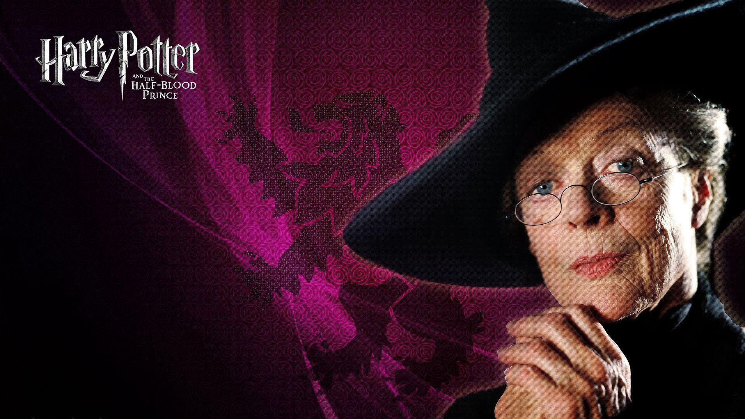 Harry Potter, McGonagall wallpapers, Hogwarts professor, Powerful magic, 2560x1440 HD Desktop