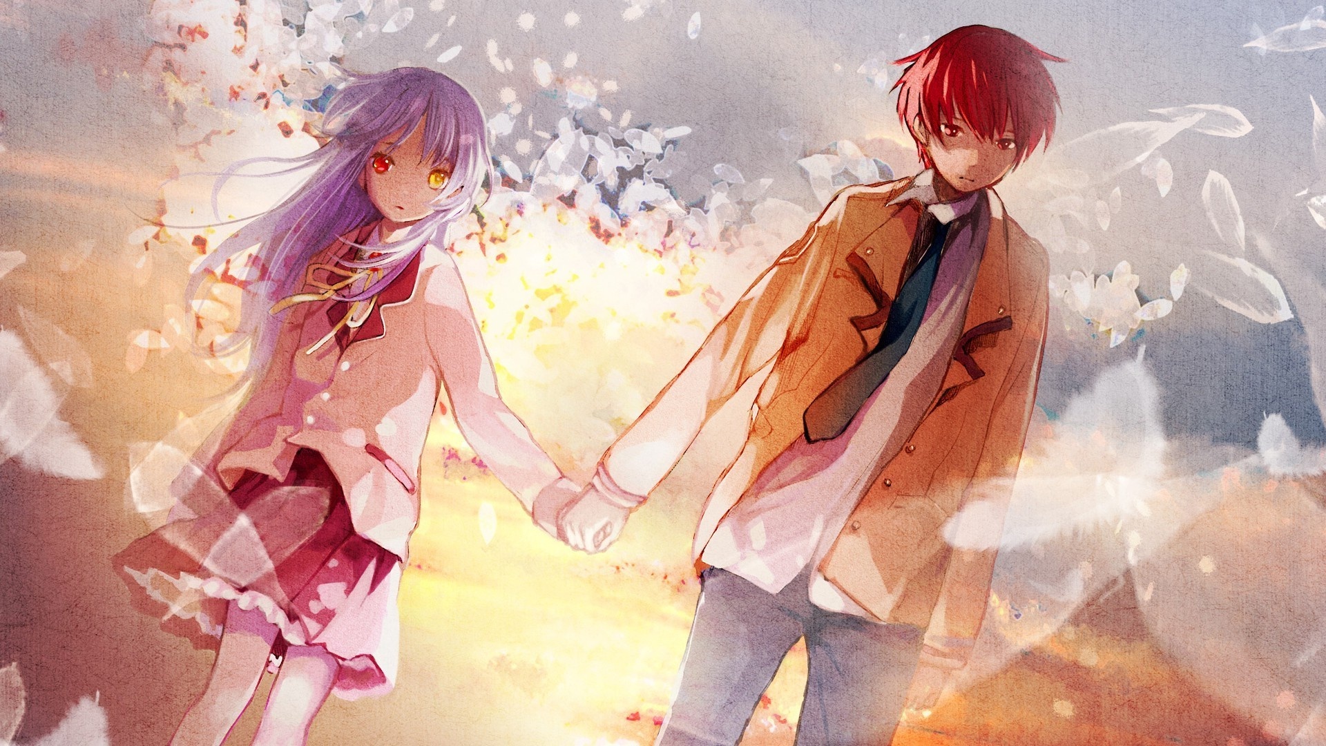 Angel Beats!, Otonashi Yuzuru, Tachibana Kanade, Goodfon, 1920x1080 Full HD Desktop
