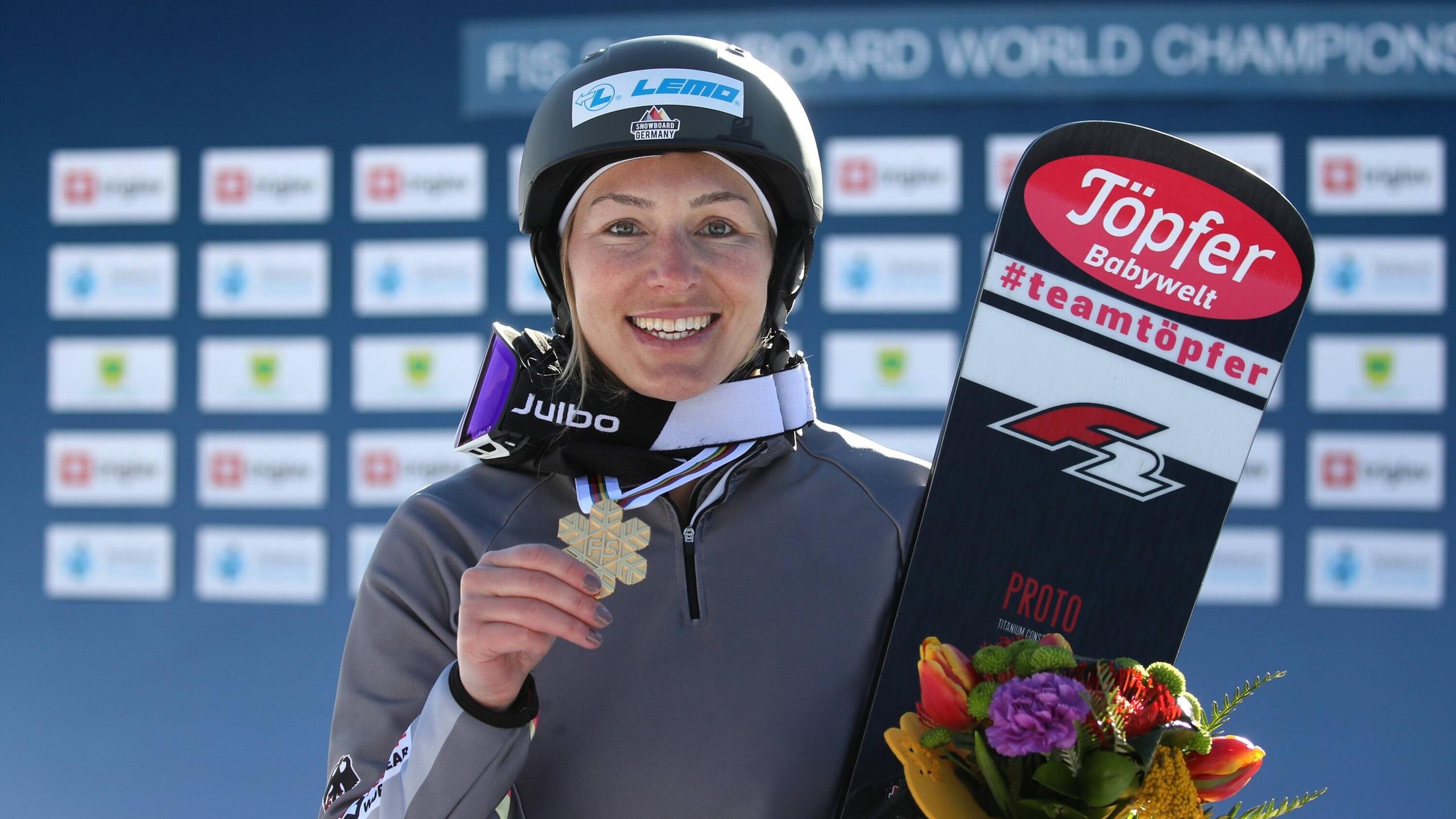 FIS World Cup gold medal, Selina Joerg Wallpaper, 2560x1440 HD Desktop