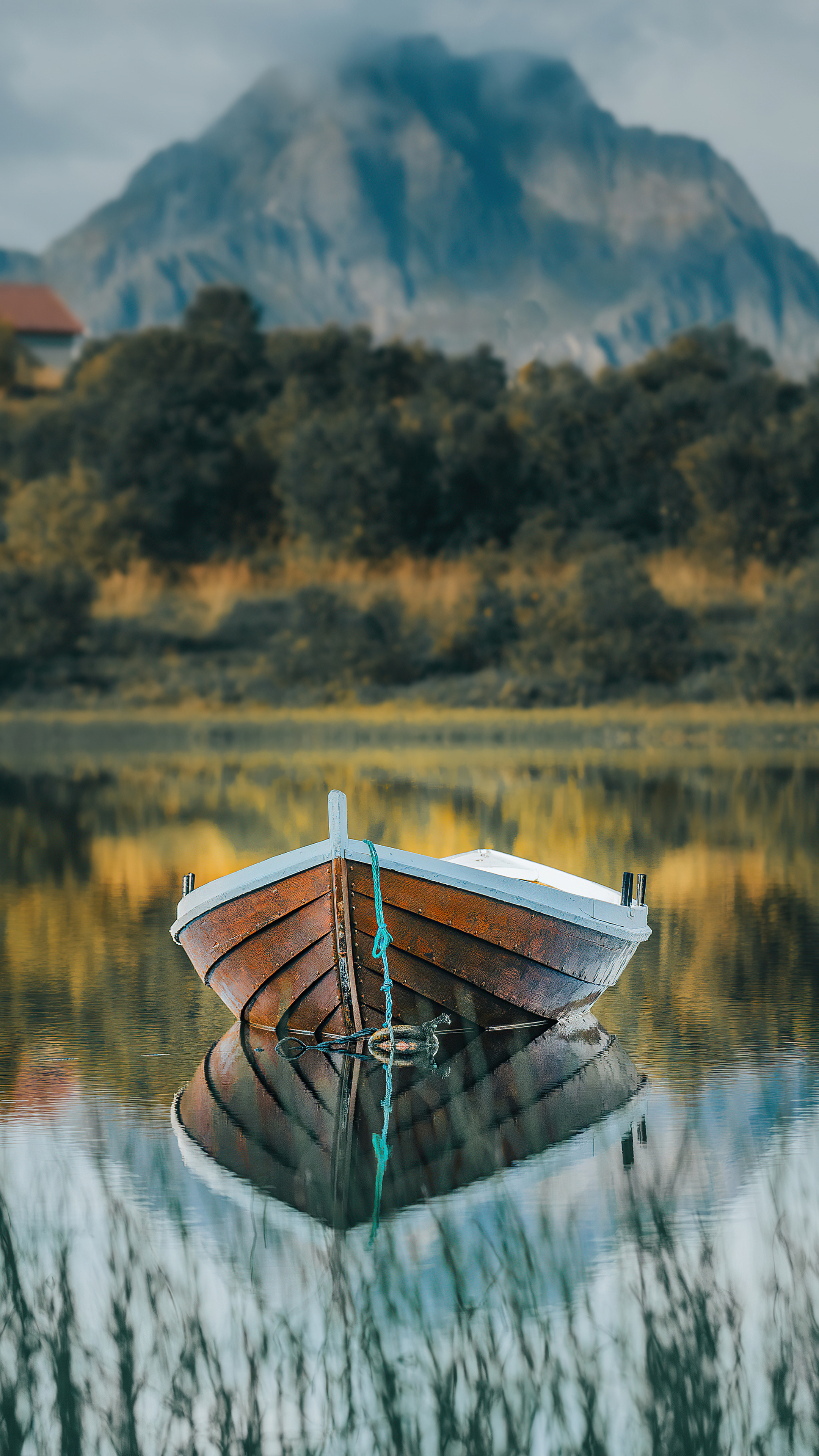 Boat travels, Nature reflection, Sony Xperia X XZ Z5 Premium, 2160x3840 4K Phone