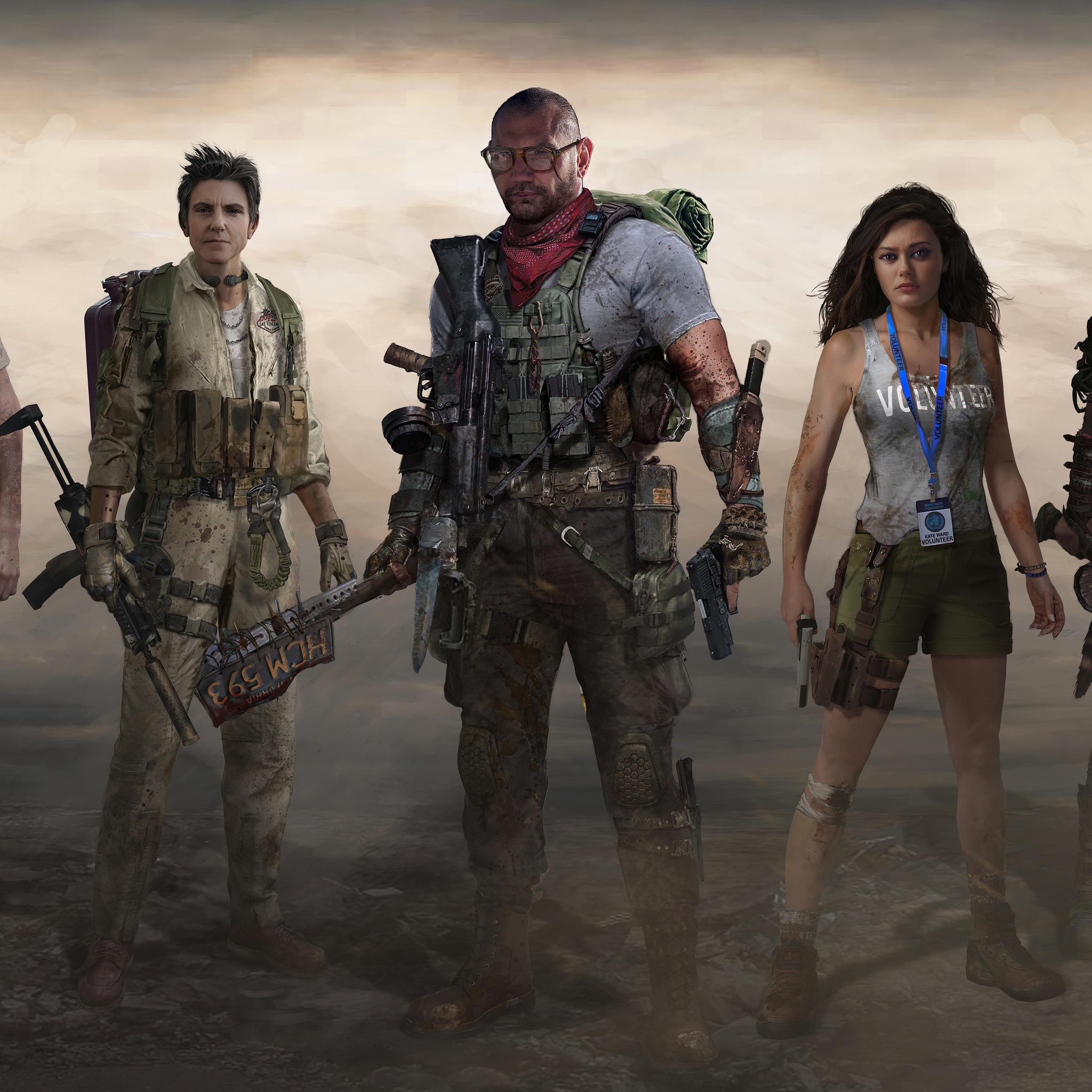 Army of the Dead, Fanart, iPad Air, HD wallpapers, 2050x2050 HD Phone