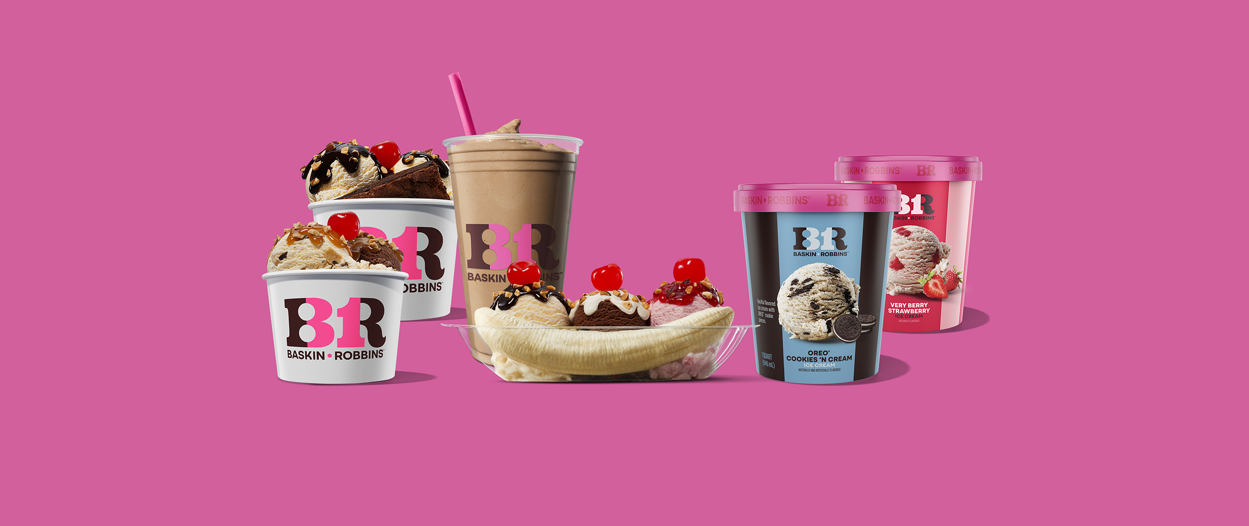 Baskin Robbins, Delivery & takeout, Near you, DoorDash, 2560x1080 Dual Screen Desktop