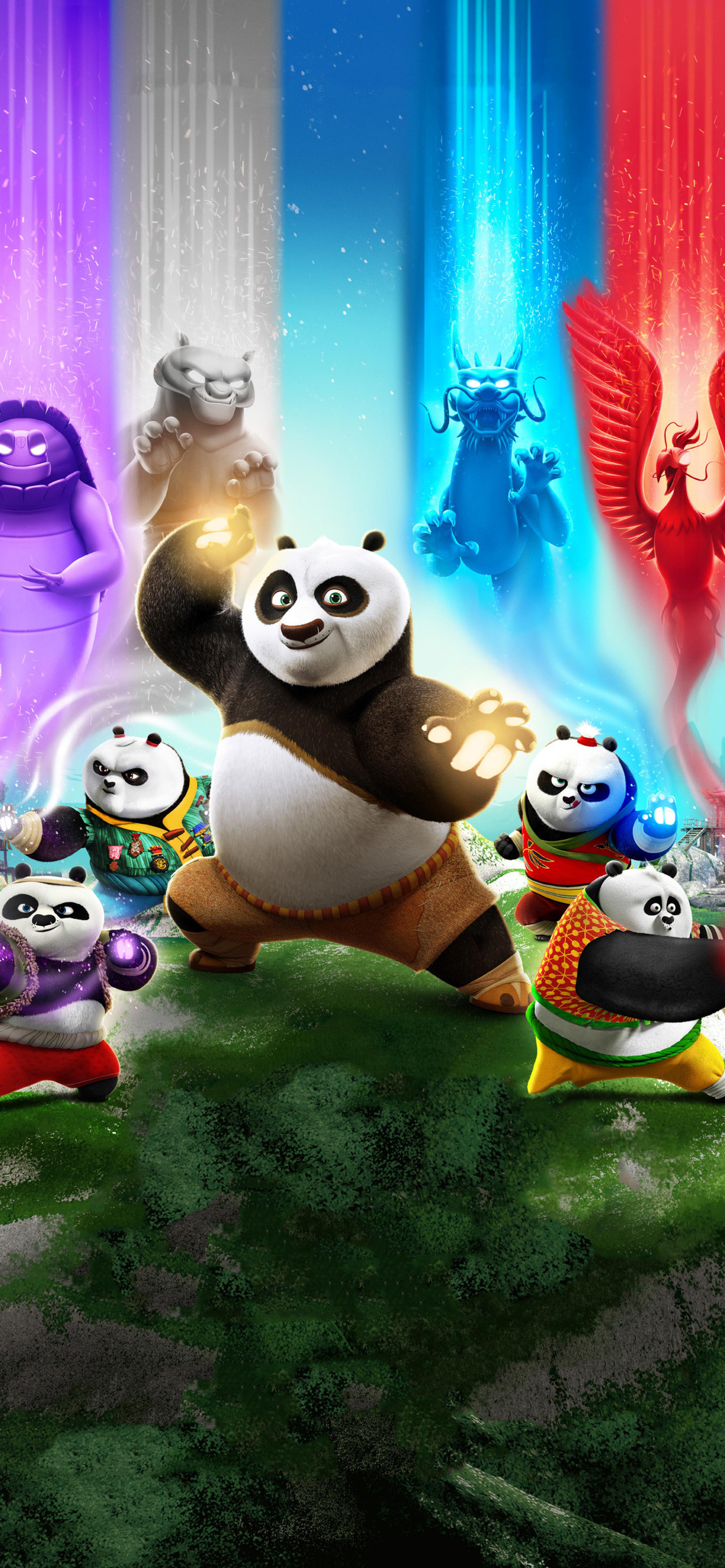 Kung Fu Panda, Martial arts mastery, Paws of destiny, Animated adventure, 1250x2690 HD Phone
