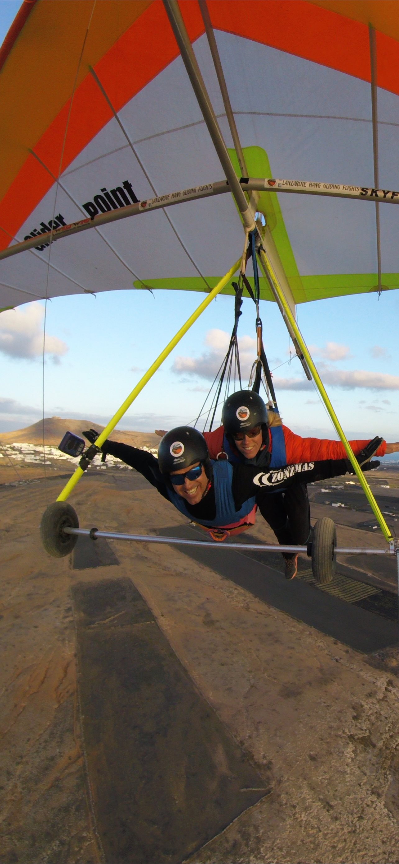 Lanzarote, Hang Gliding Wallpaper, 1290x2780 HD Phone
