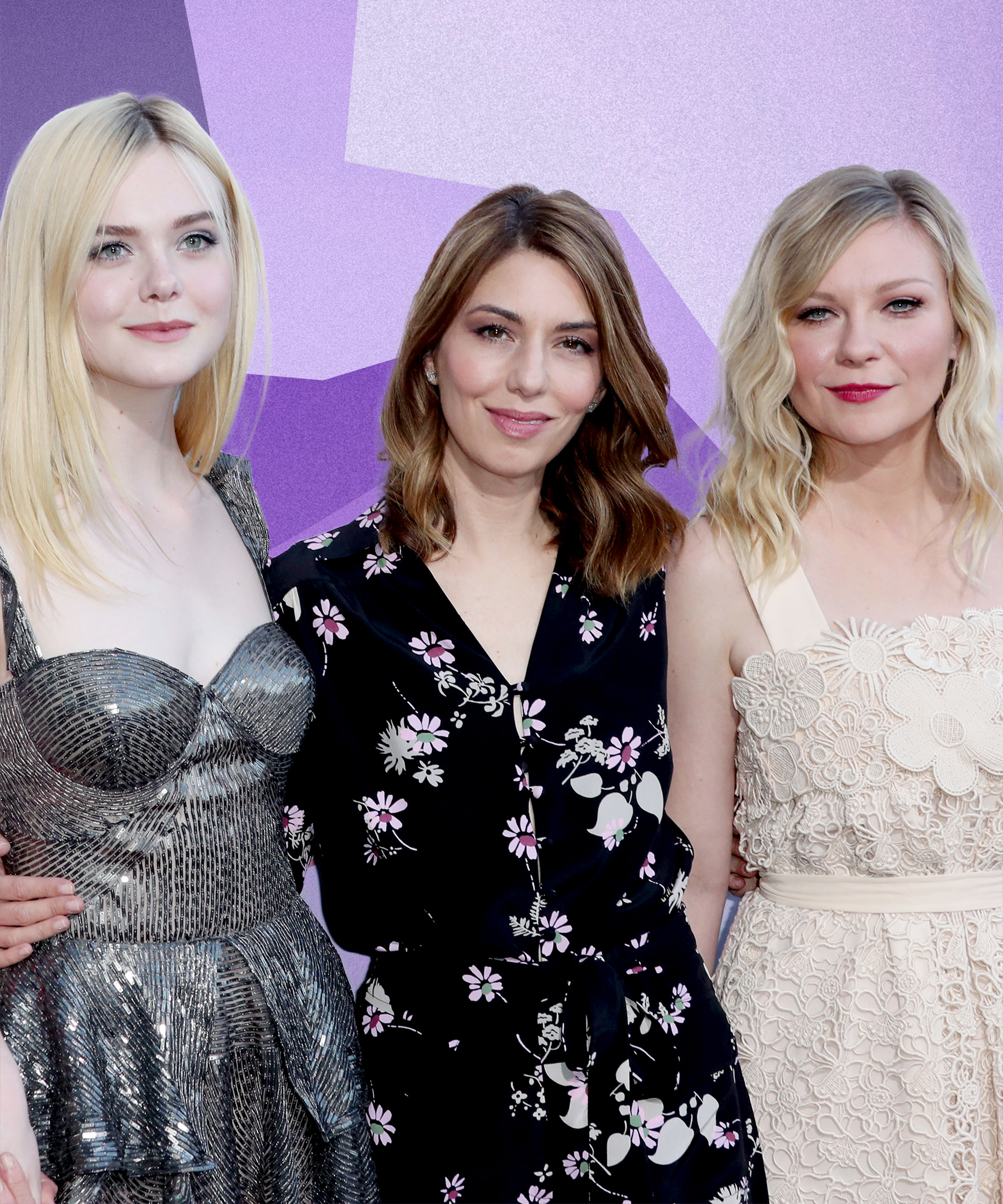Sofia Coppola, Muses Elle Fanning, Kirsten Dunst, Detail, 2000x2400 HD Phone