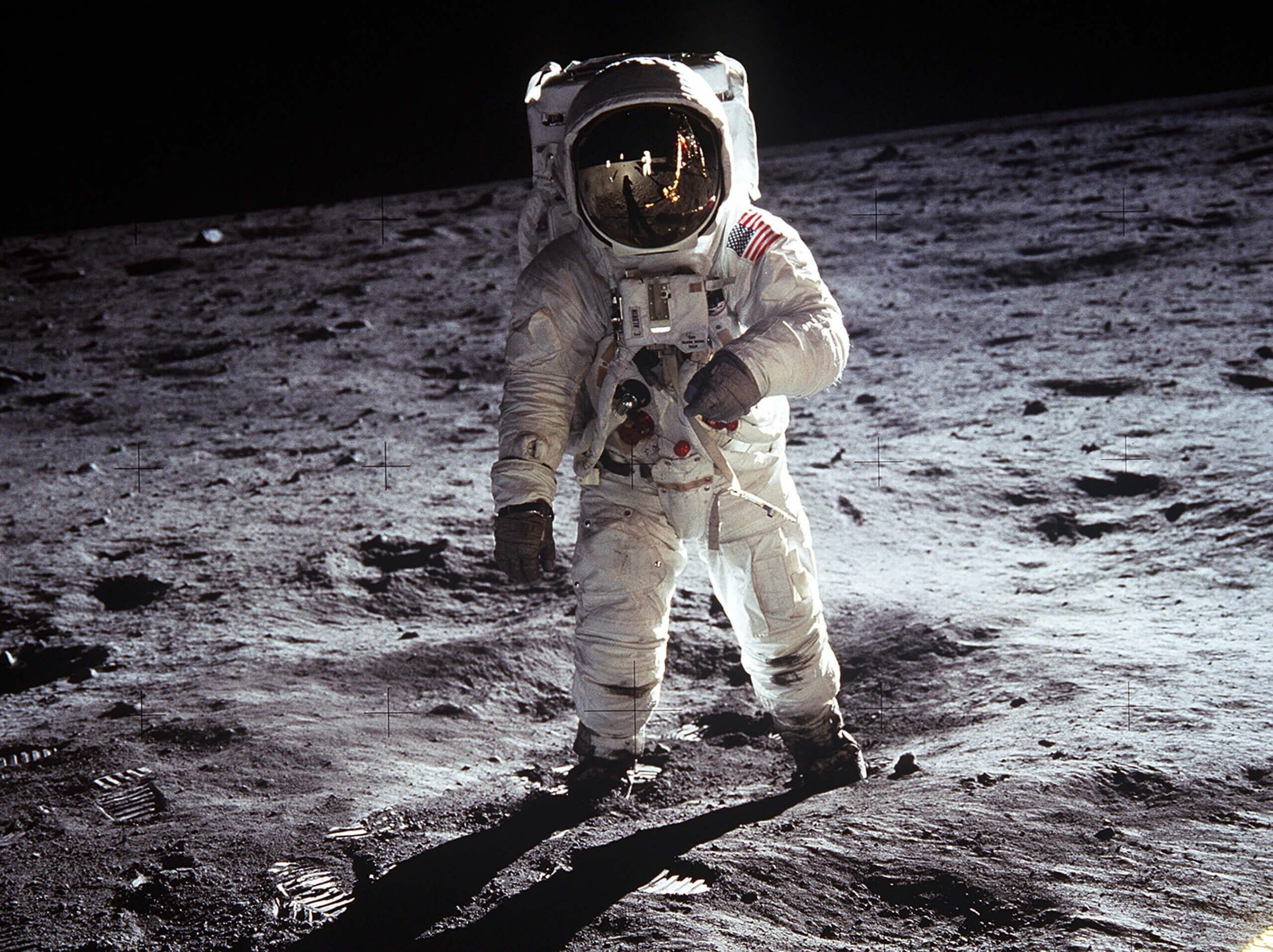 Man on the Moon, Neil Armstrong Wallpaper, 2560x1920 HD Desktop