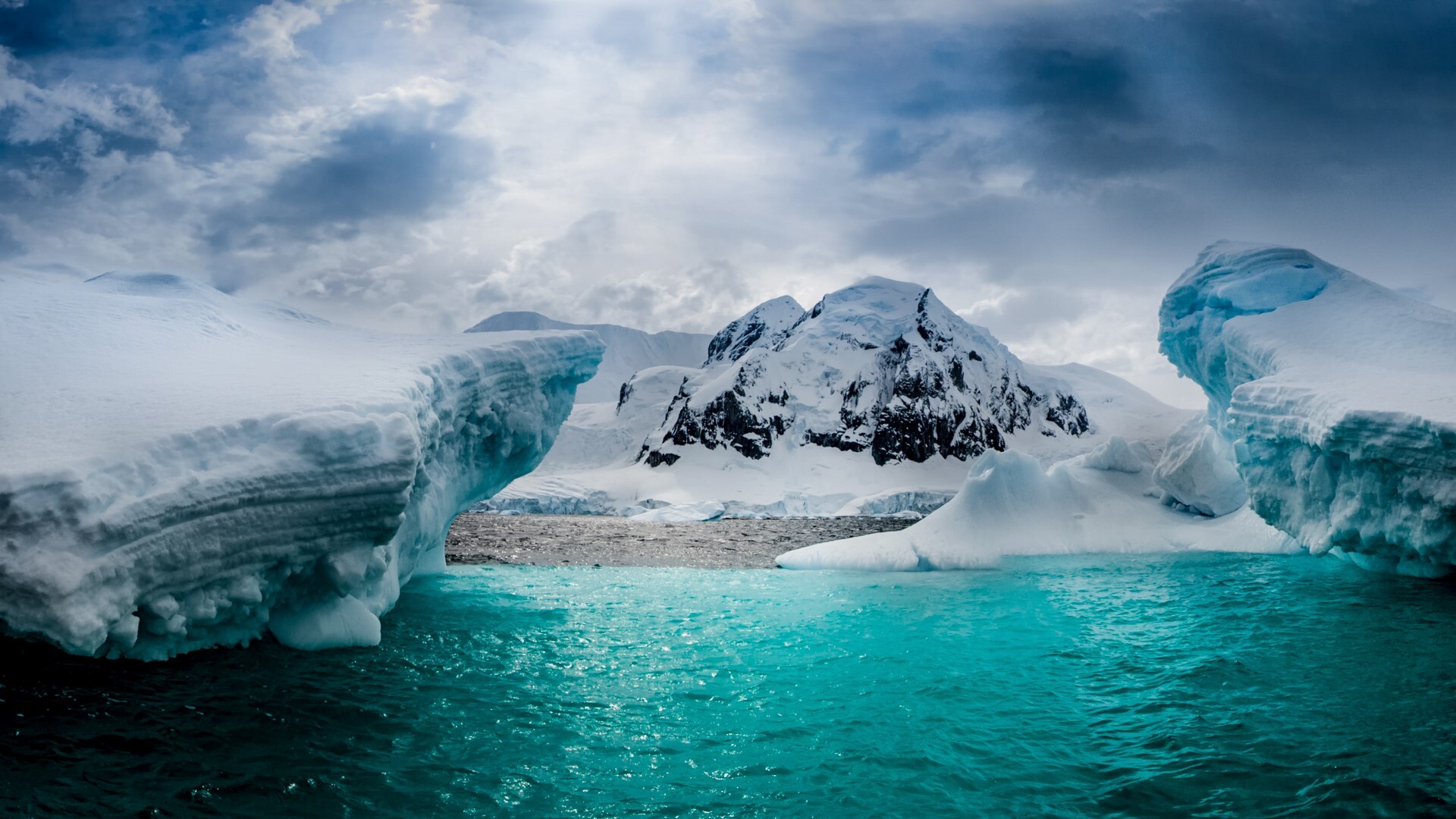 Glacial wonder, Icy landscapes, Frozen beauty, Nature's artwork, 1920x1080 Full HD Desktop