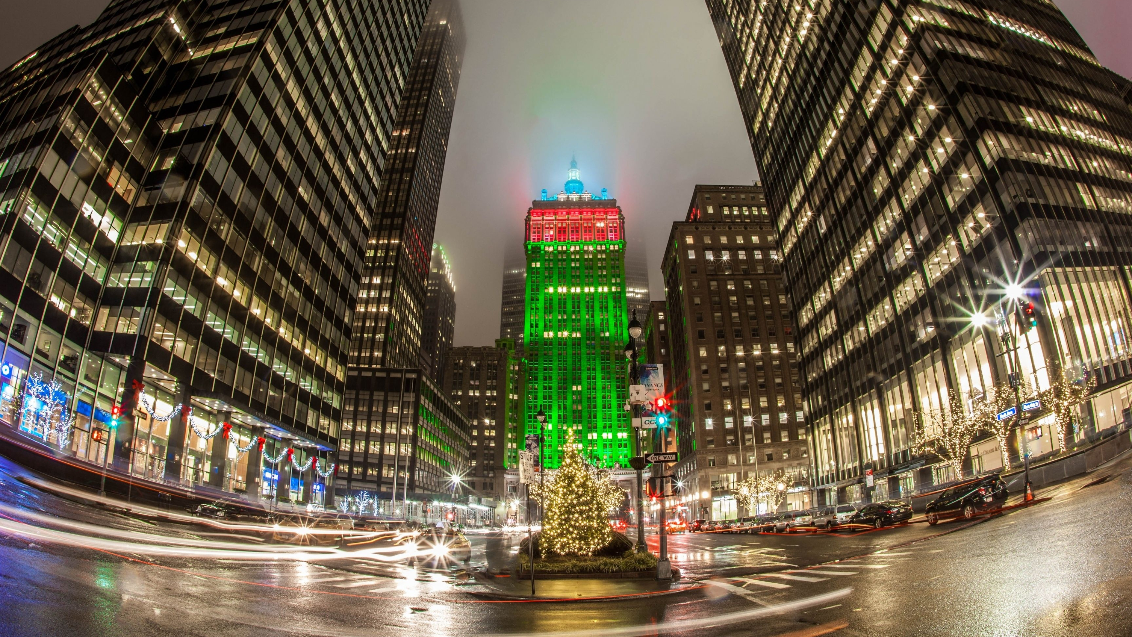 Helmsley Building, New York Christmas Wallpaper, 3840x2160 4K Desktop