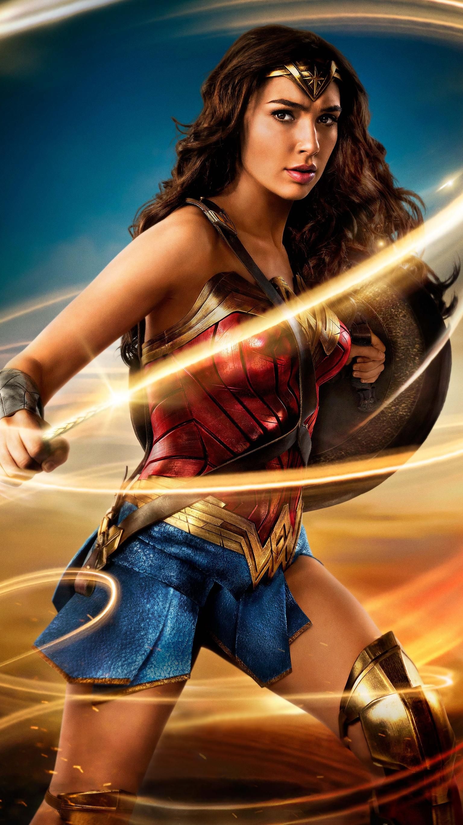 Wonder Woman 2017 phone wallpaper, Moviemania, Wonder Woman movie, Gal Gadot, 1540x2740 HD Phone