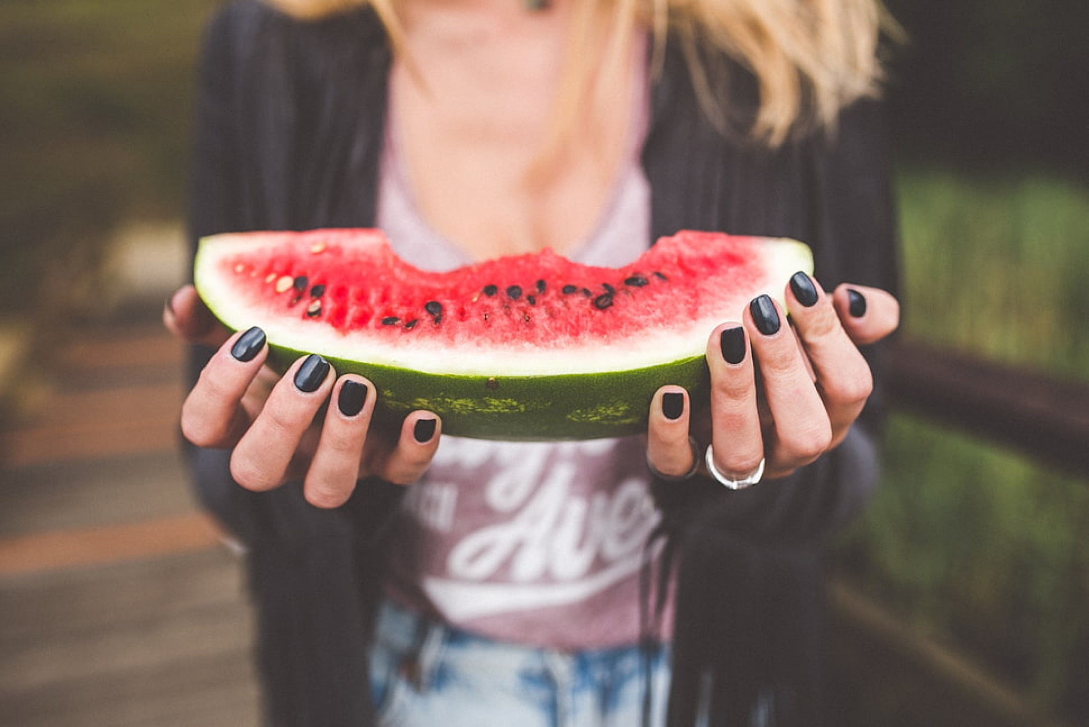 Watermelon woman, Food art masterpiece, High-resolution beauty, Captivating wallpaper, 2160x1450 HD Desktop